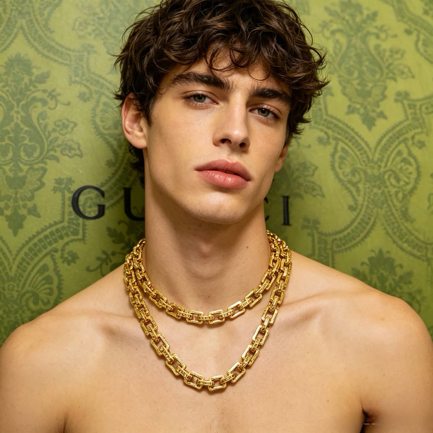 Gucci Gold-Plated Chain Necklace