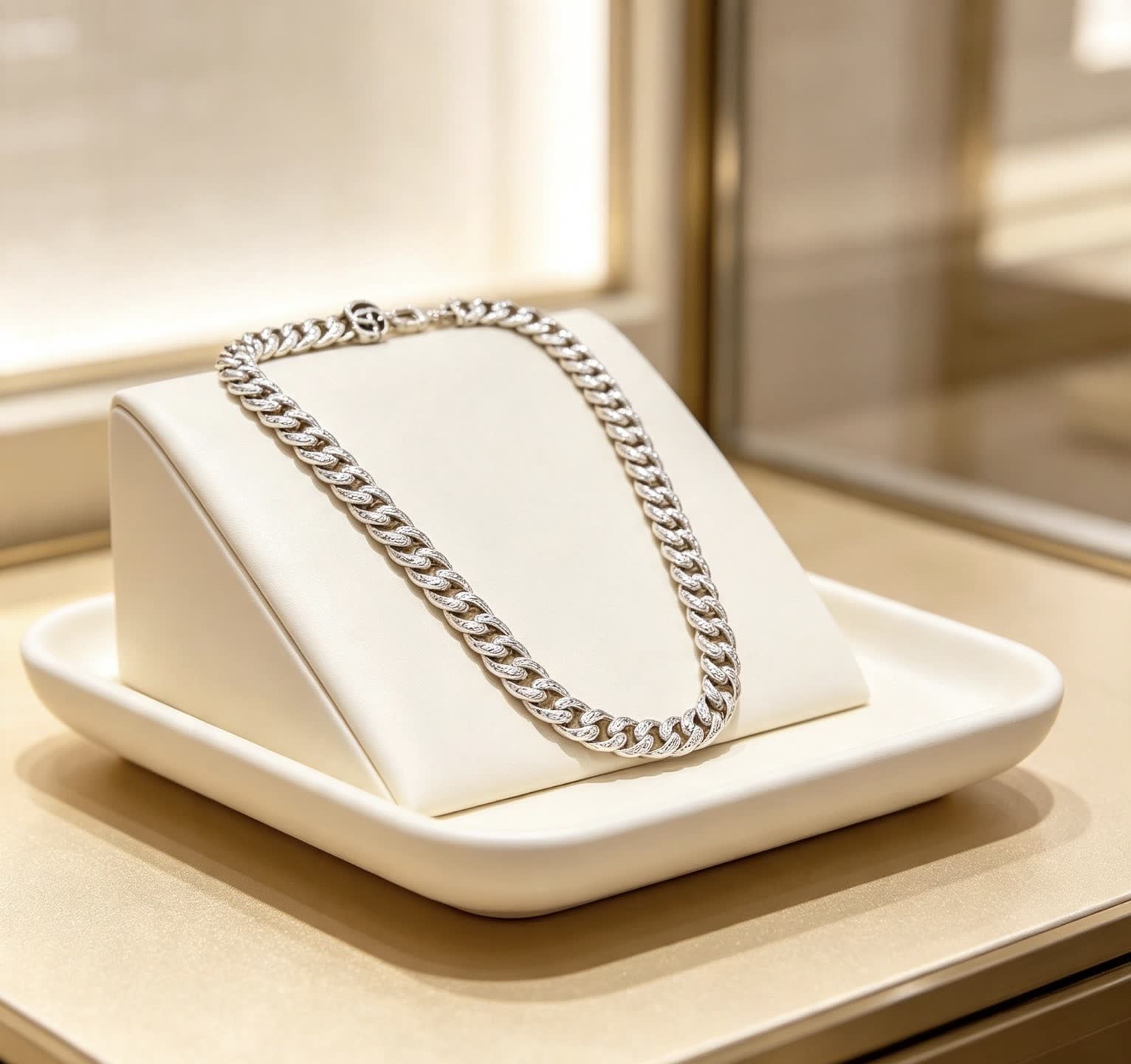 Gucci Silver Chain Necklace