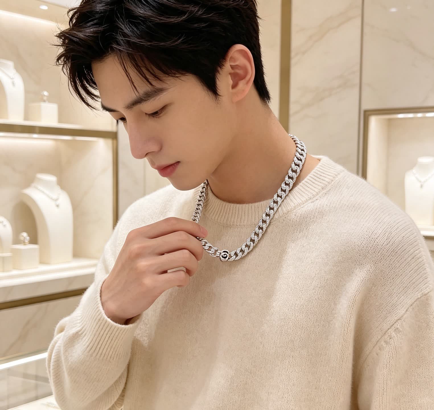 Gucci Silver Chain Necklace