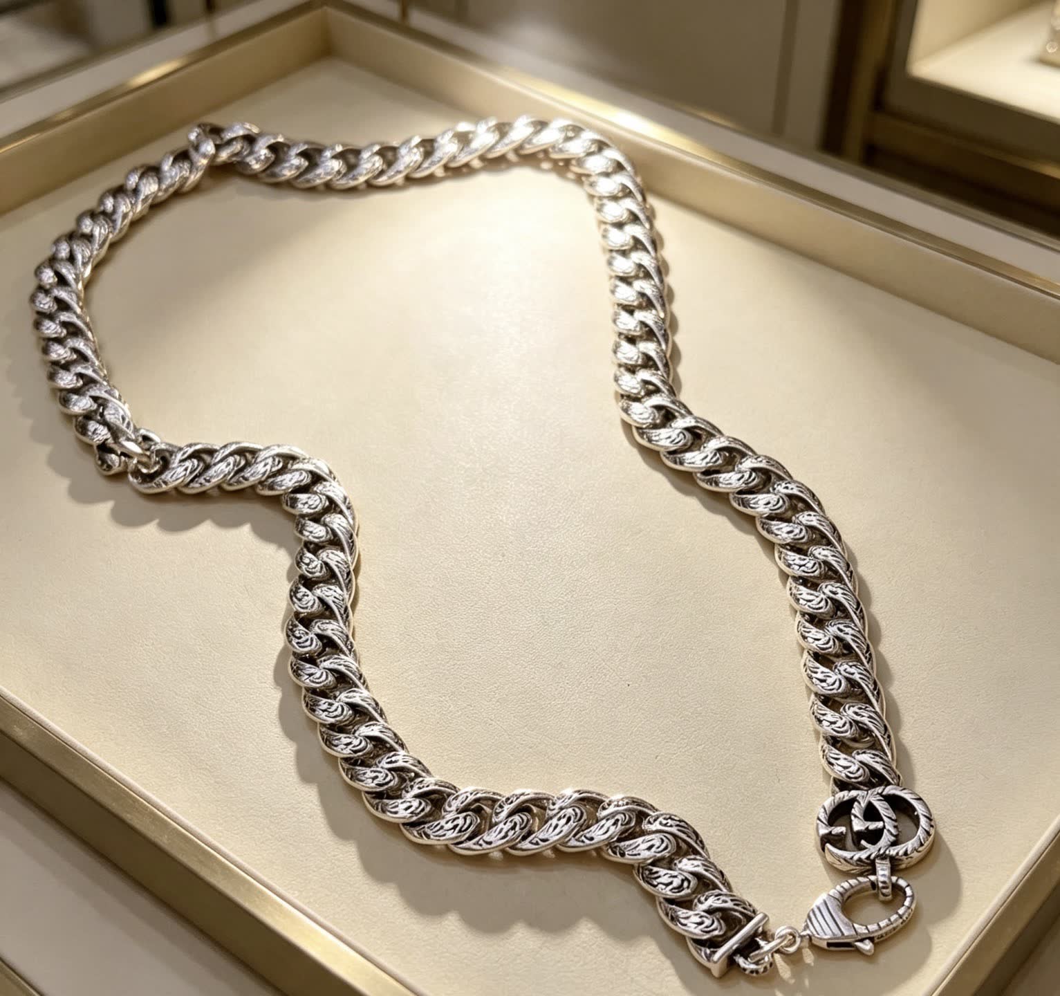 Gucci Silver Chain Necklace