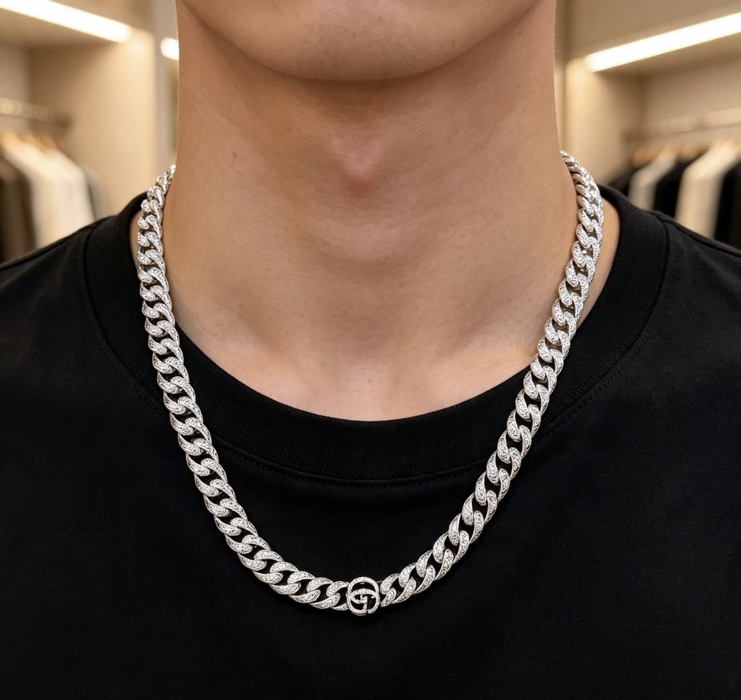 Gucci Silver Chain Necklace