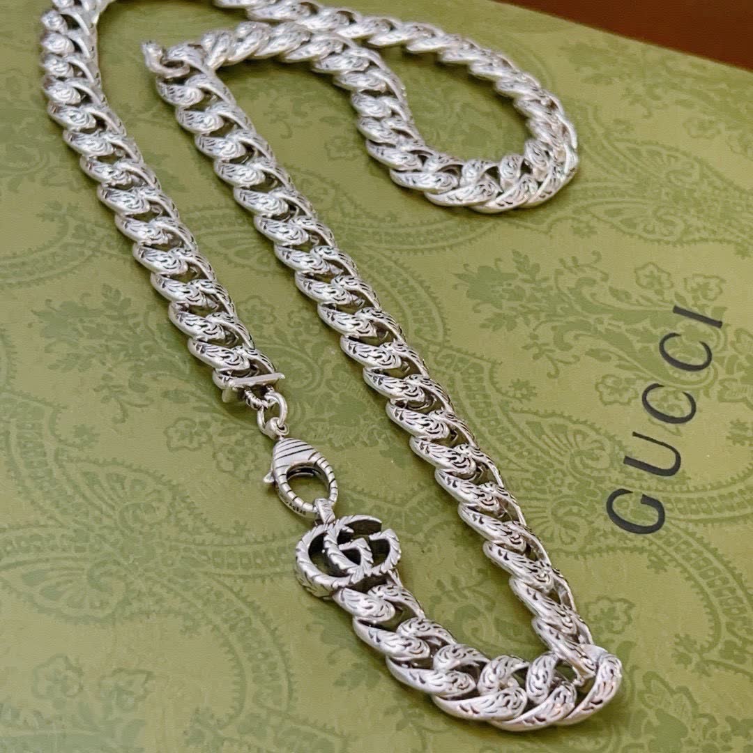 Gucci Silver Chain Necklace