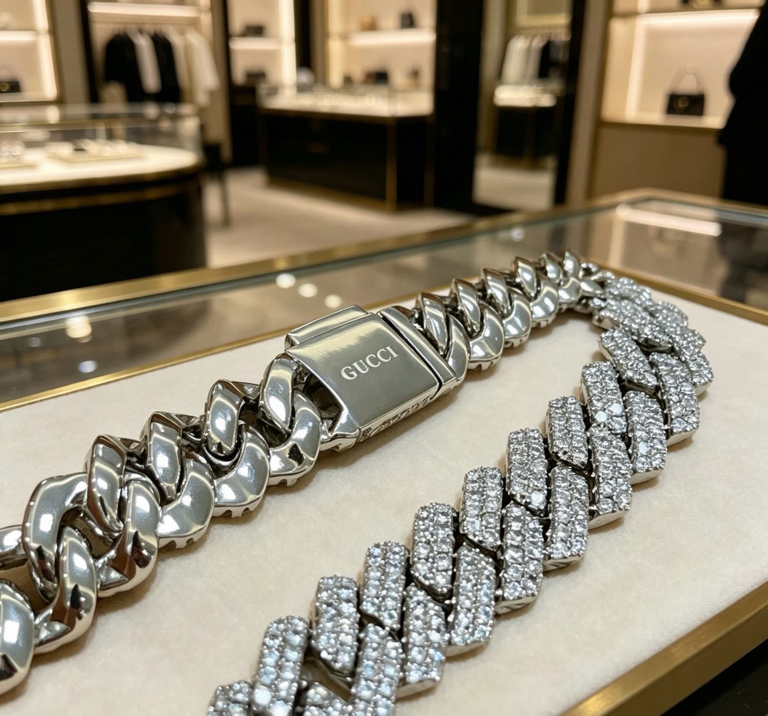 Gucci Diamond Chain Necklace