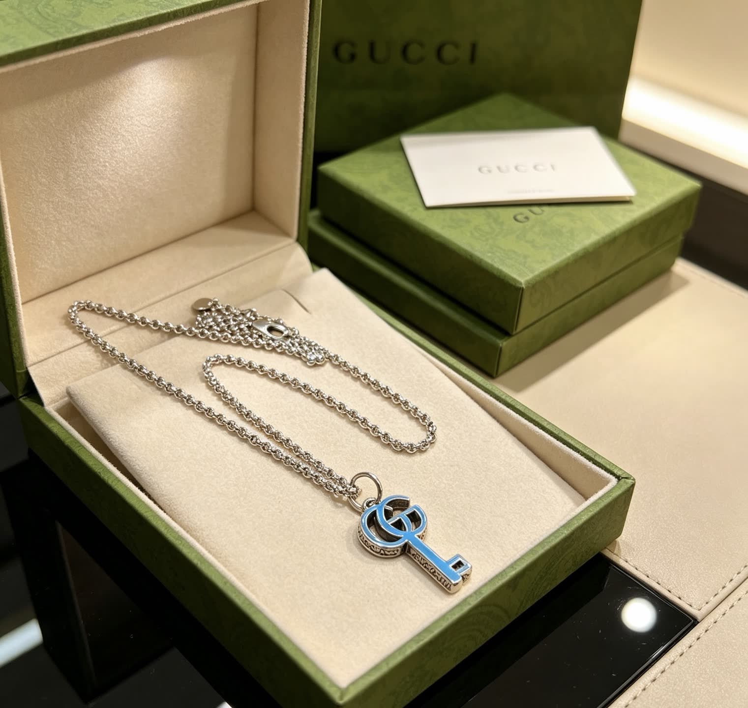 Gucci Key Pendant Necklace