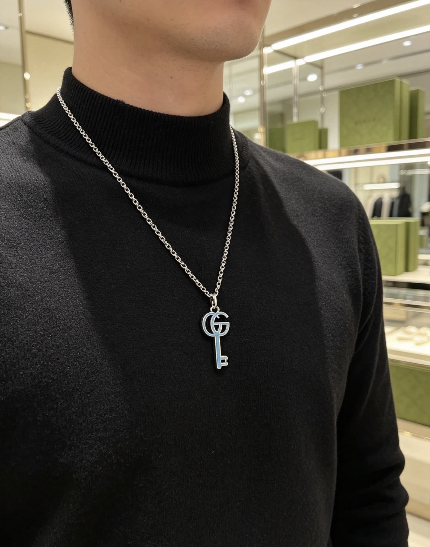 Gucci Key Pendant Necklace
