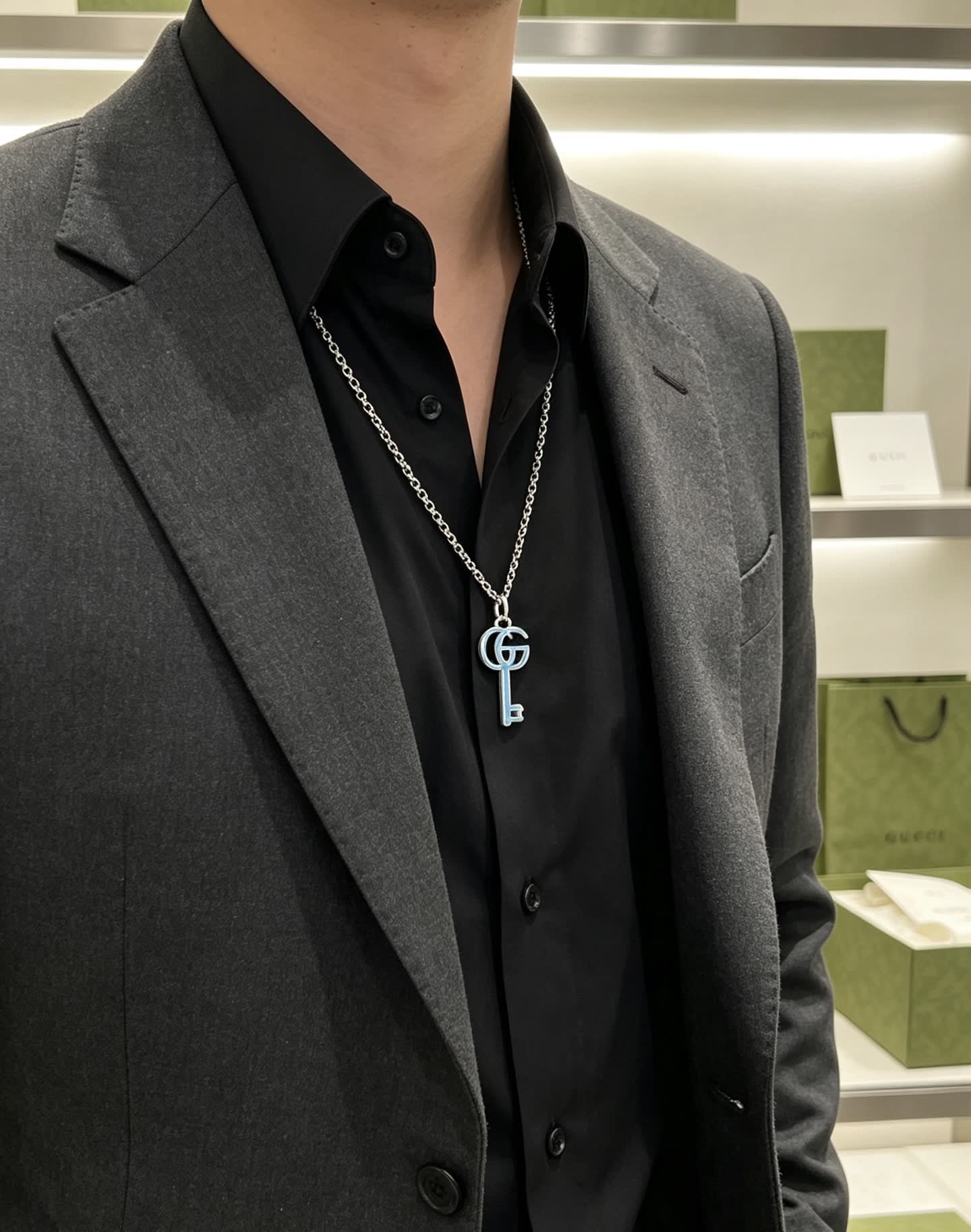 Gucci Key Pendant Necklace