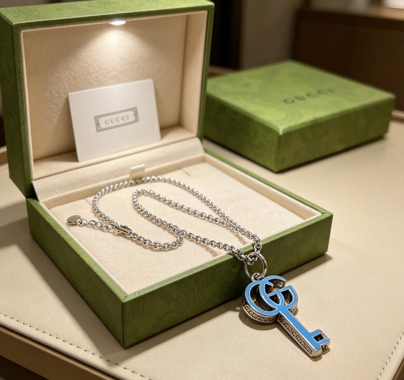 Gucci Key Pendant Necklace