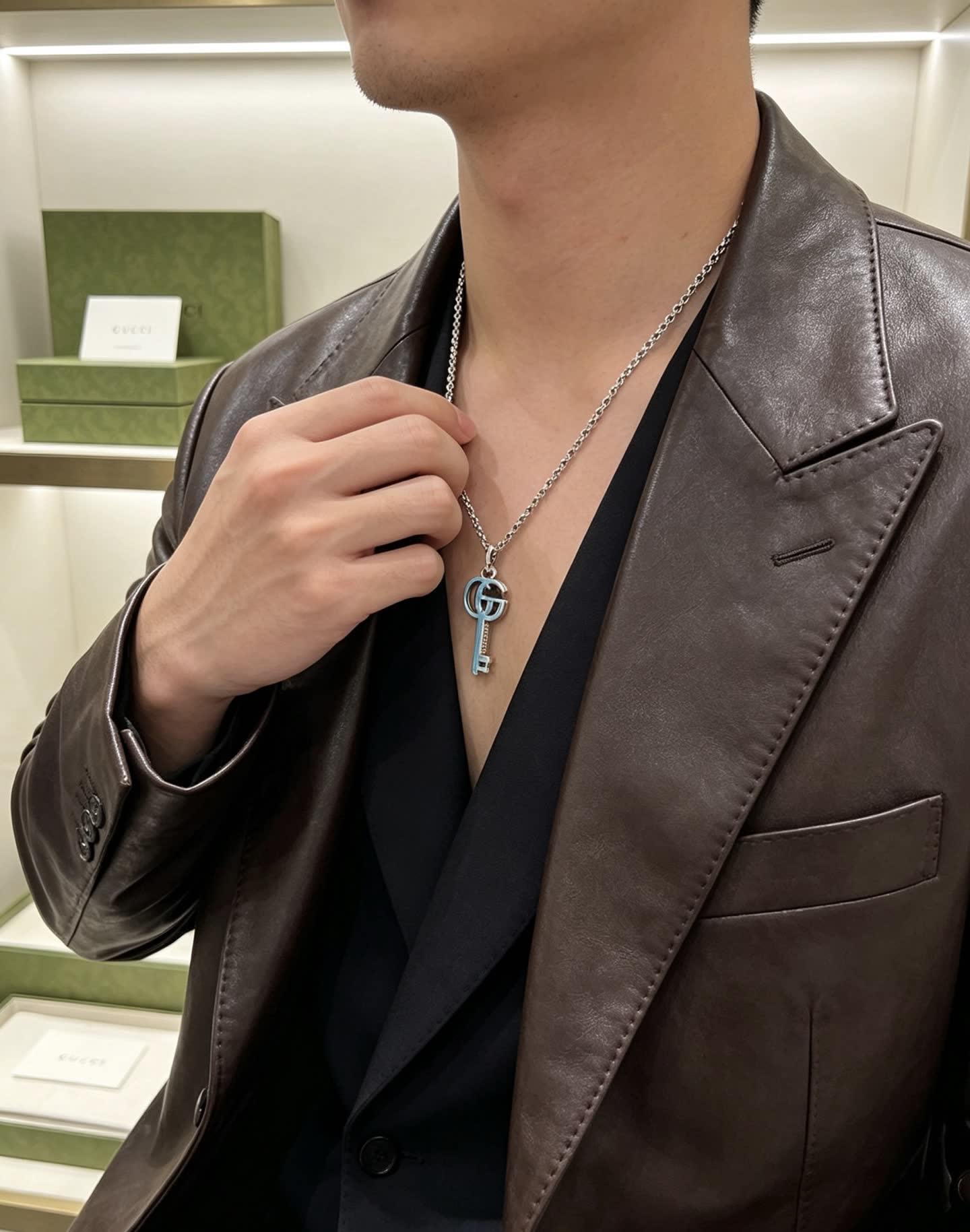 Gucci Key Pendant Necklace