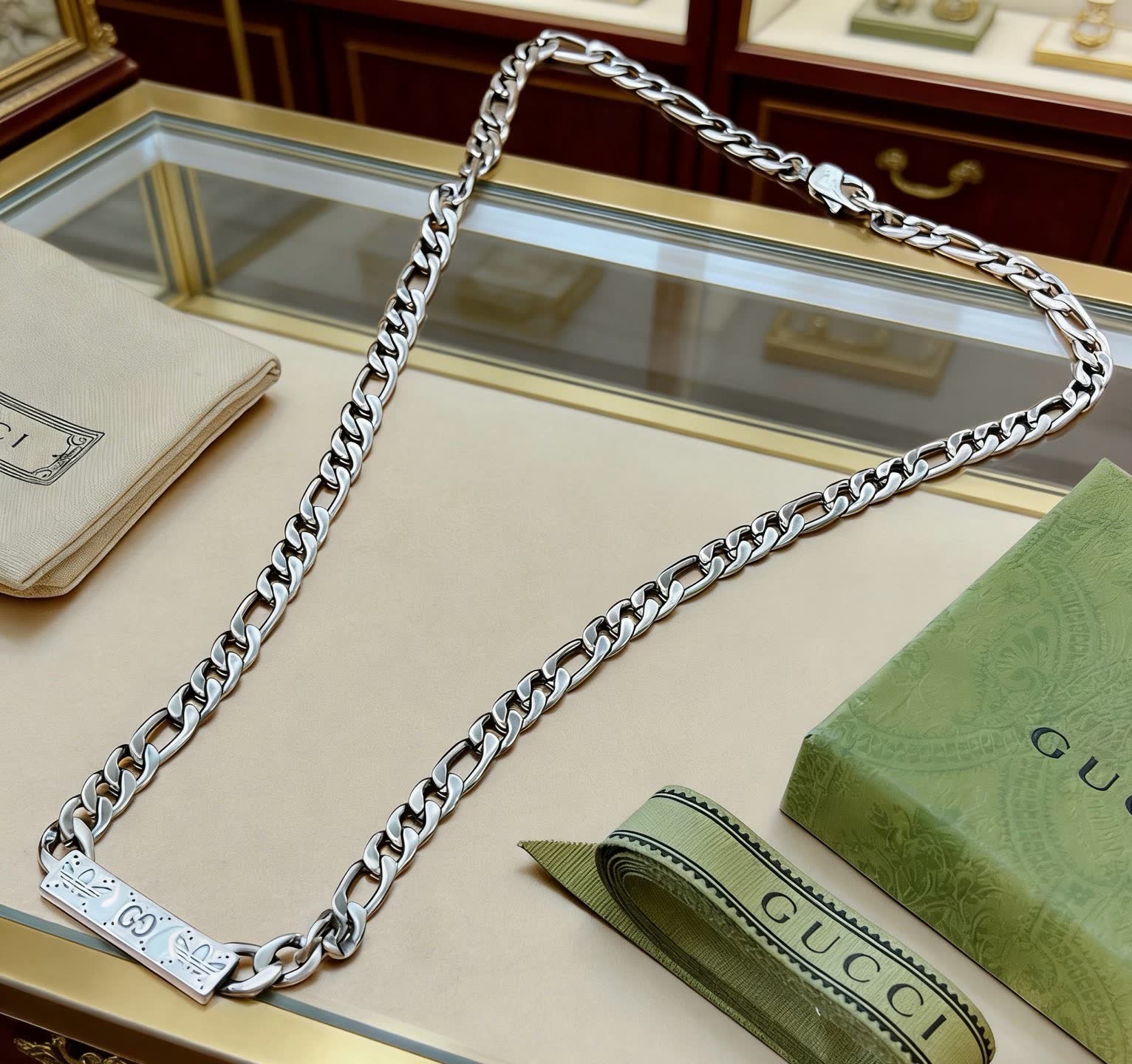 Gucci Silver Chain Necklace