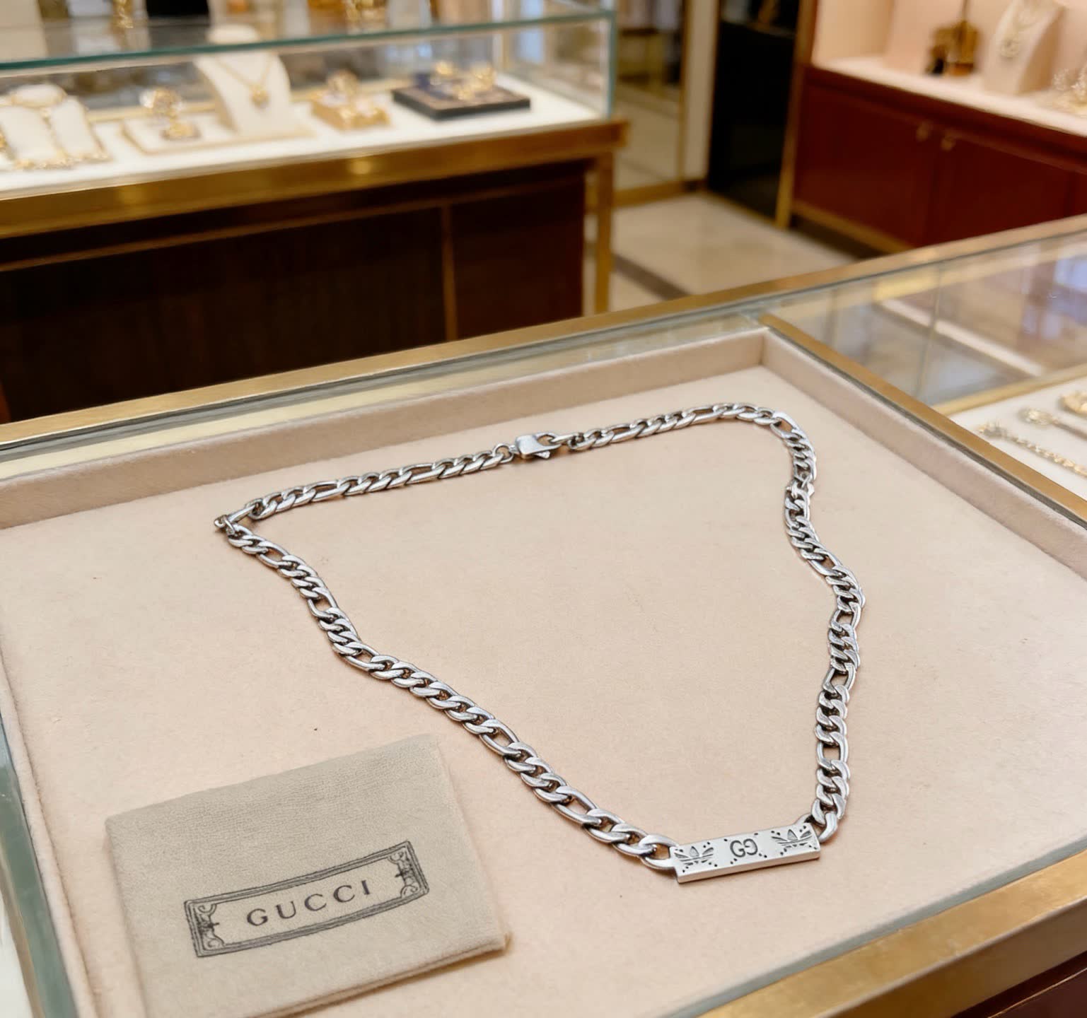 Gucci Silver Chain Necklace