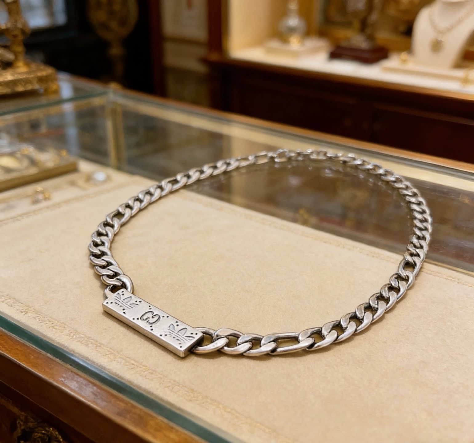 Gucci Silver Chain Necklace