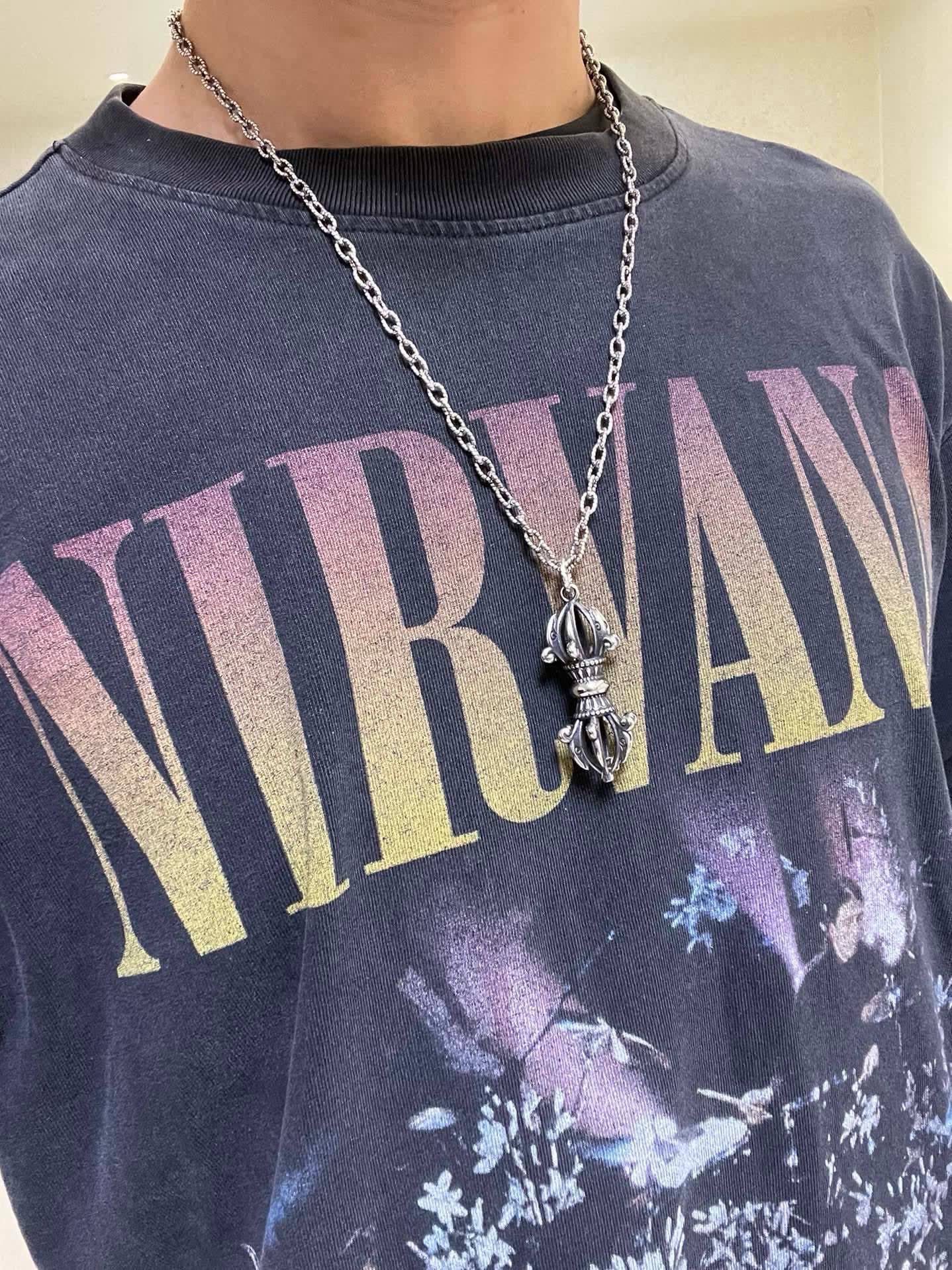 Gucci Silver Chain with Ornate Pendant