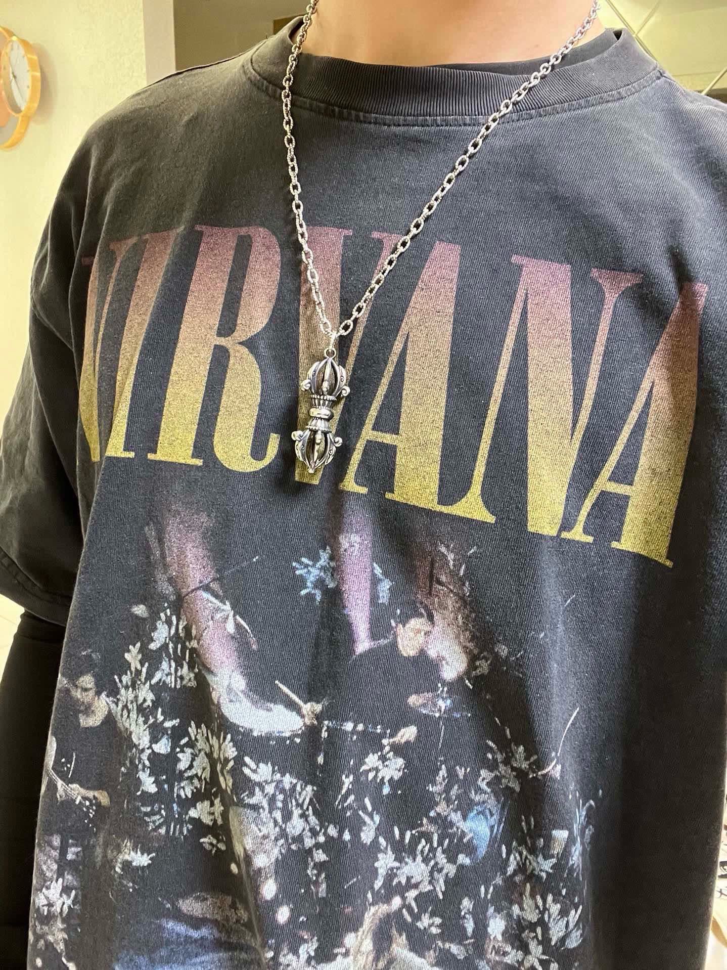 Gucci Silver Chain with Ornate Pendant