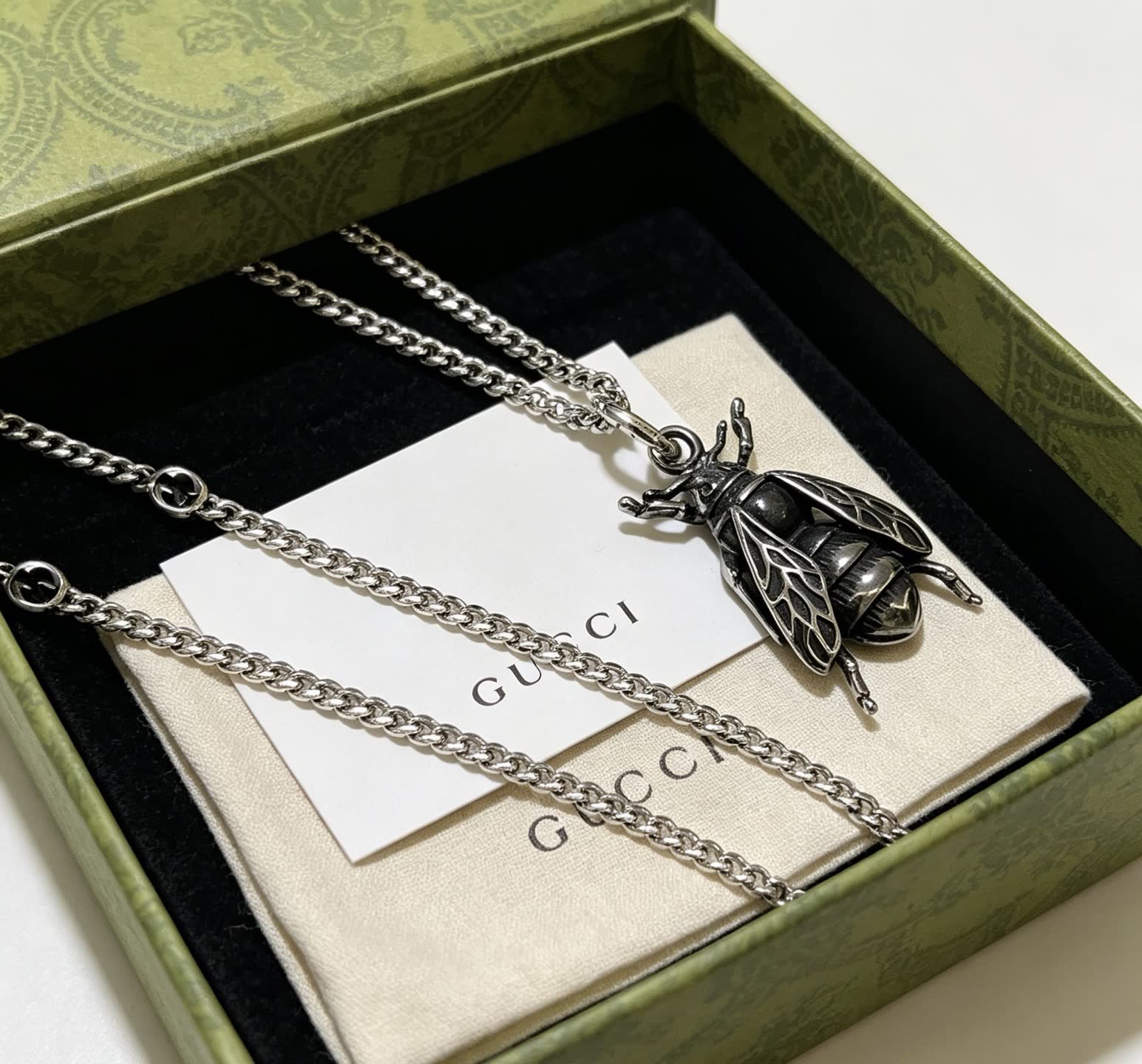 Gucci Bee Pendant Necklace