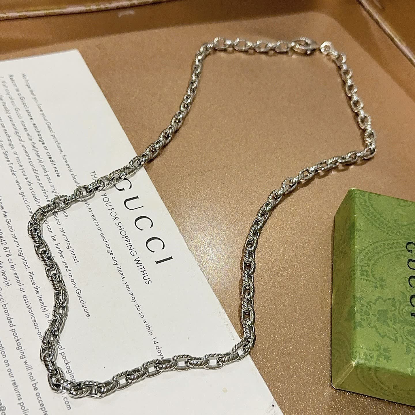 Gucci Silver Chain Necklace