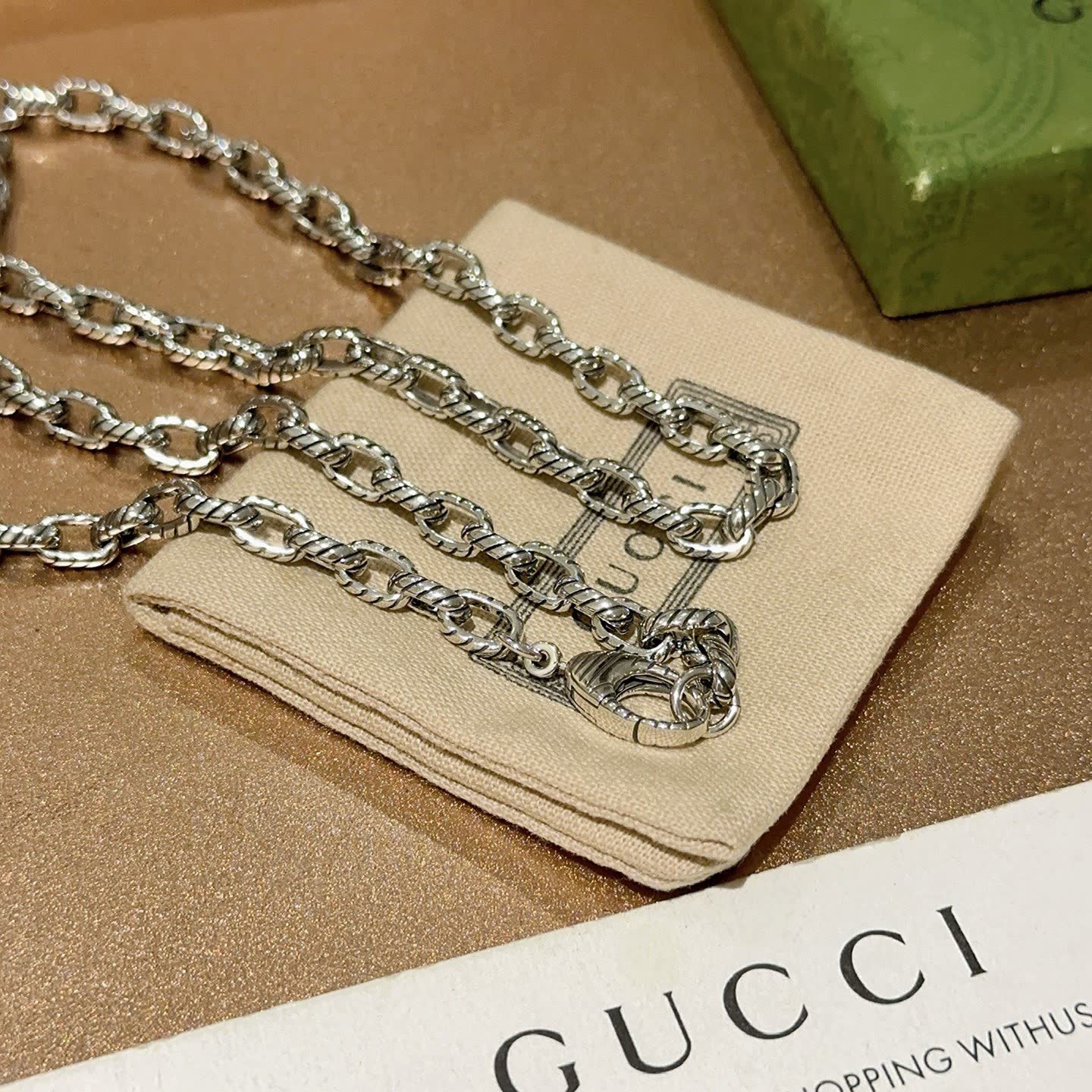 Gucci Silver Chain Necklace