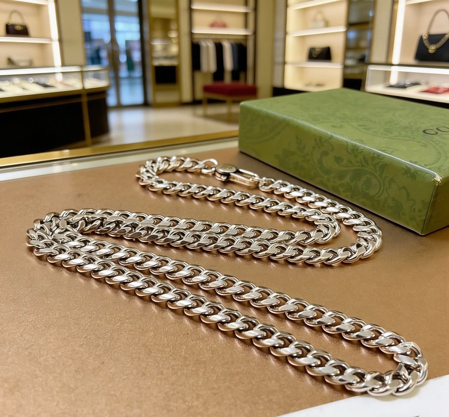 Gucci Silver Chain Necklace