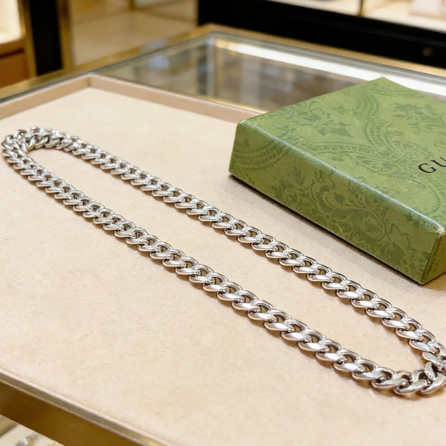 Gucci Silver Chain Necklace