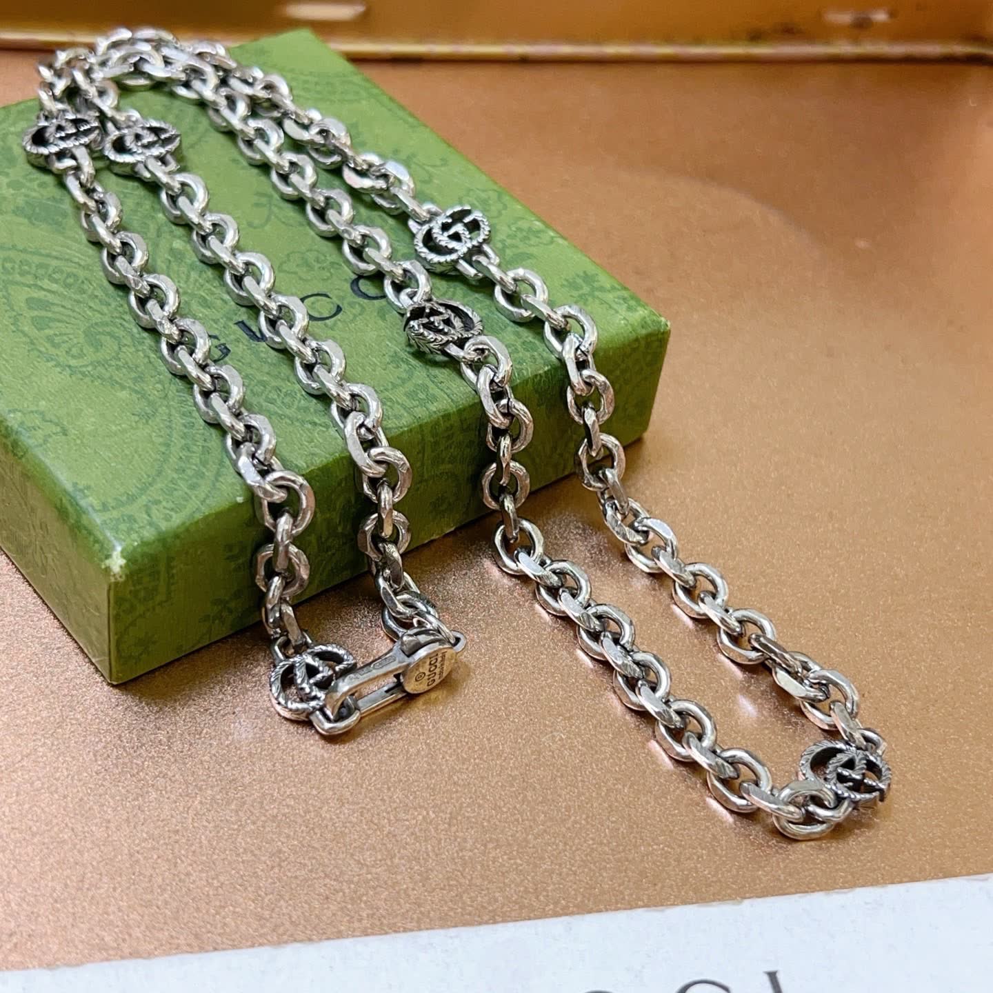 Gucci Silver Chain Necklace