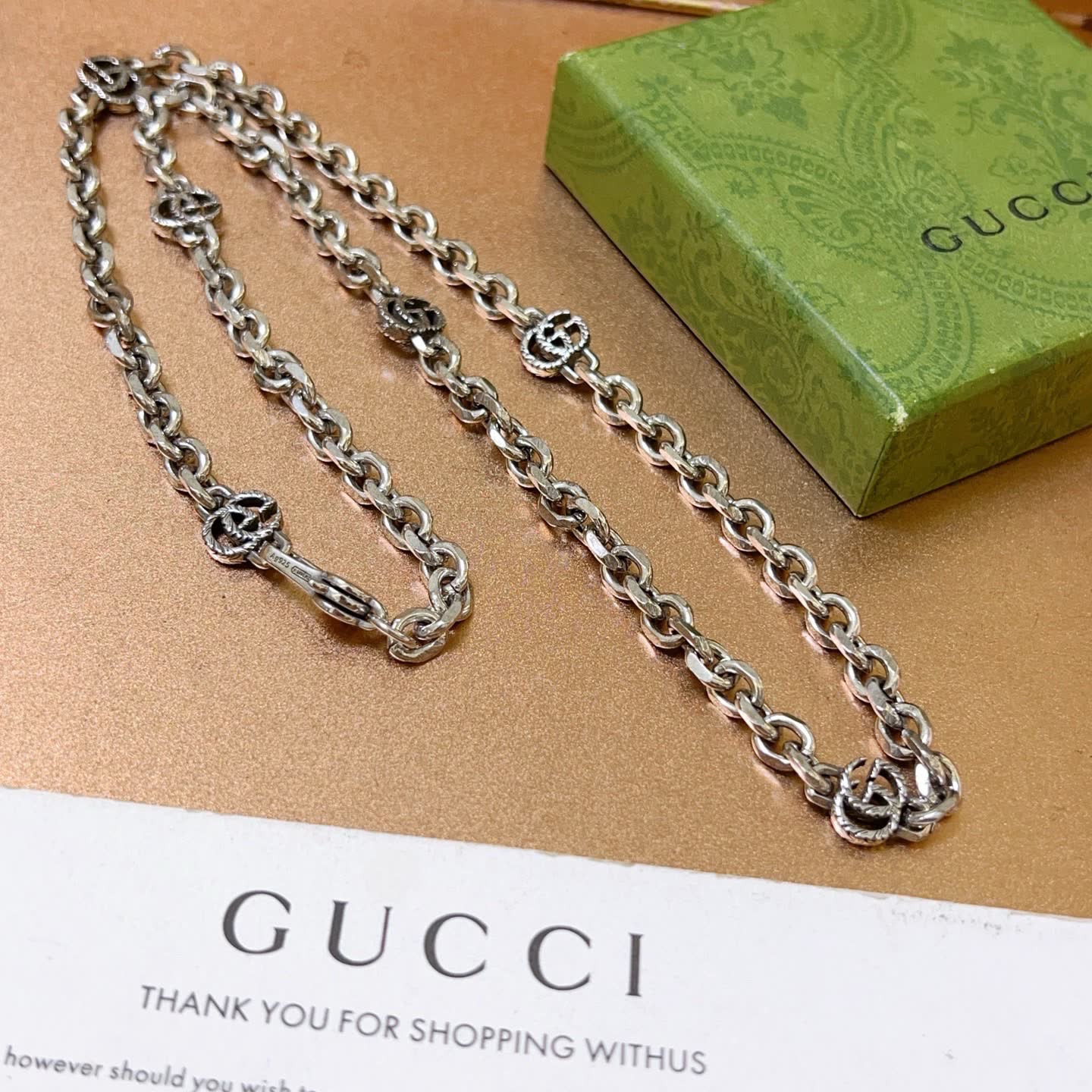 Gucci Silver Chain Necklace