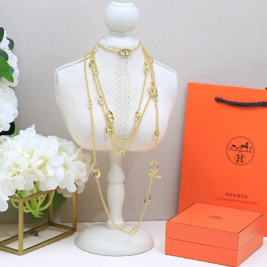 Hermes Hermès Silver Necklace