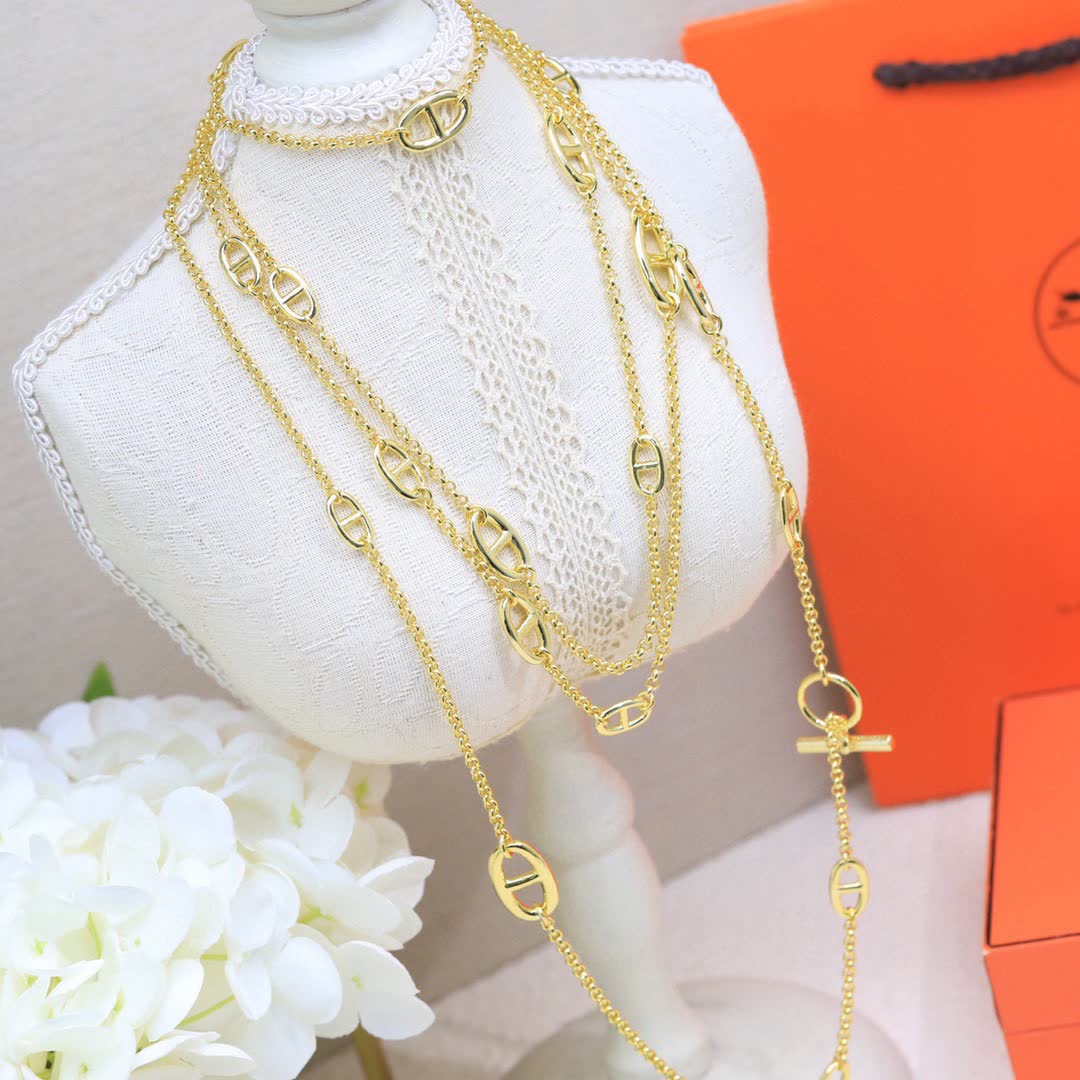 Hermes Hermès Silver Necklace