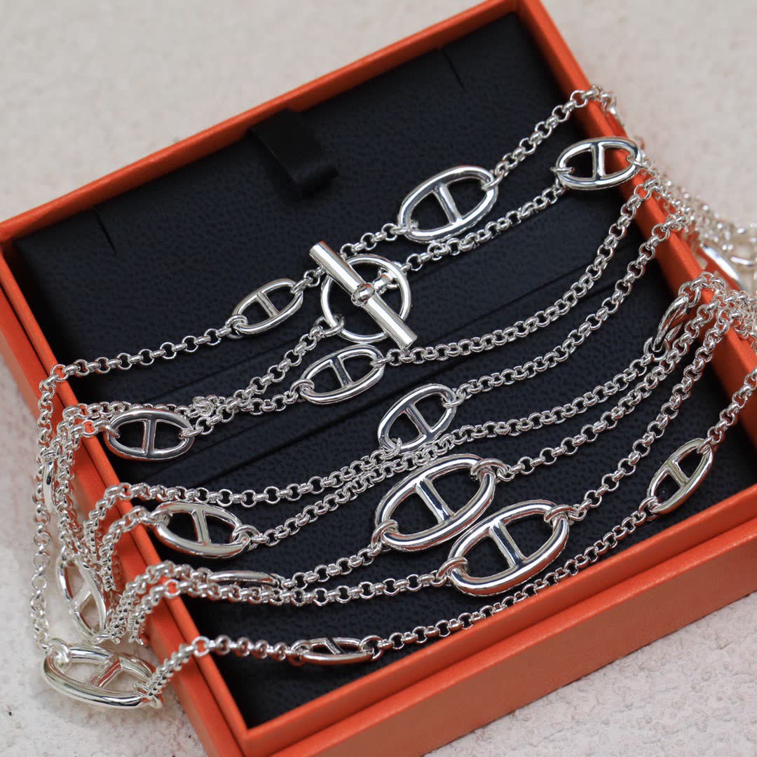 Hermes Hermès Silver Necklace