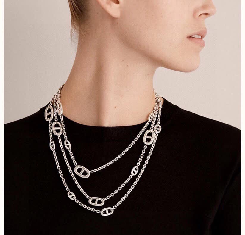Hermes Hermès Silver Necklace