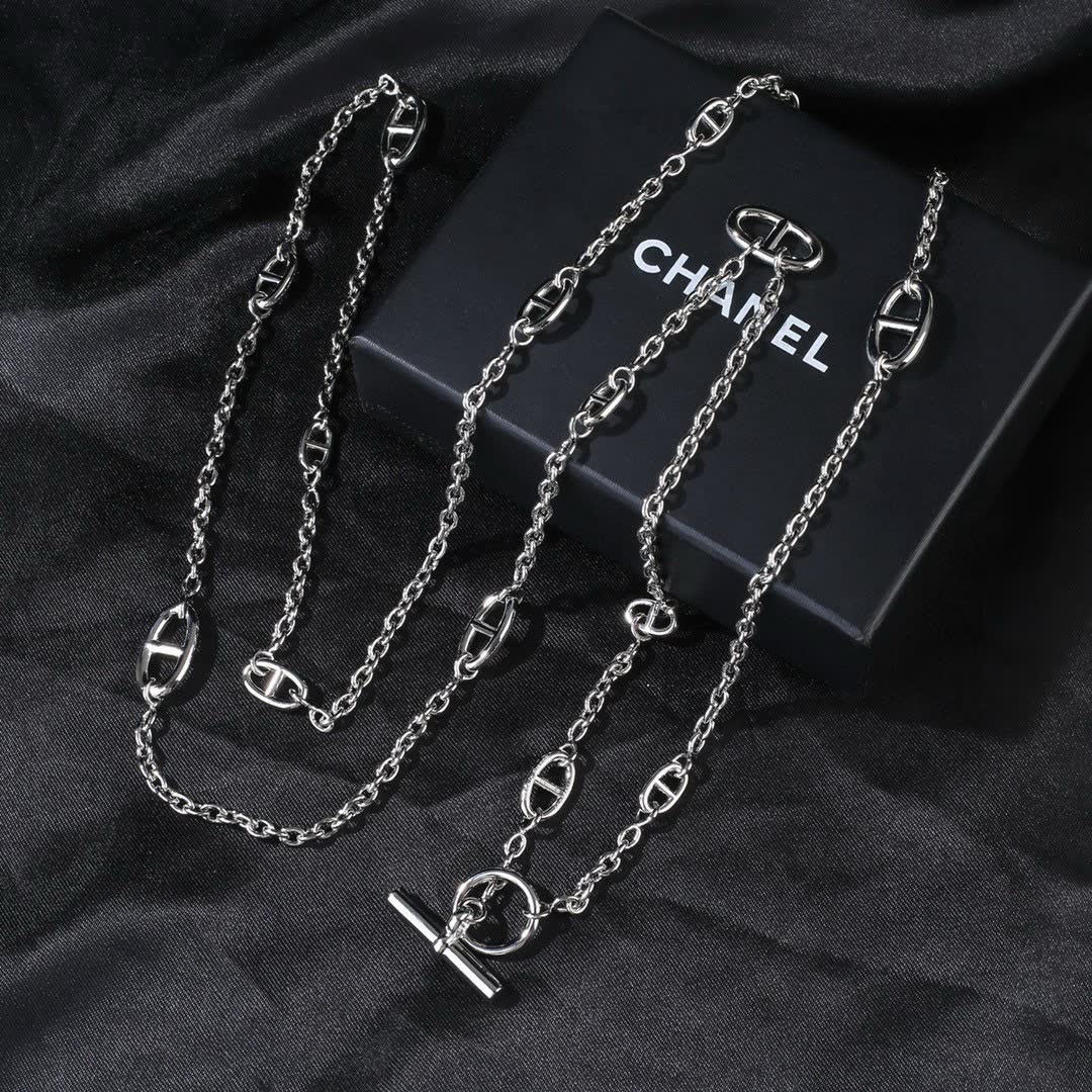 Hermes Hermès Silver Necklace