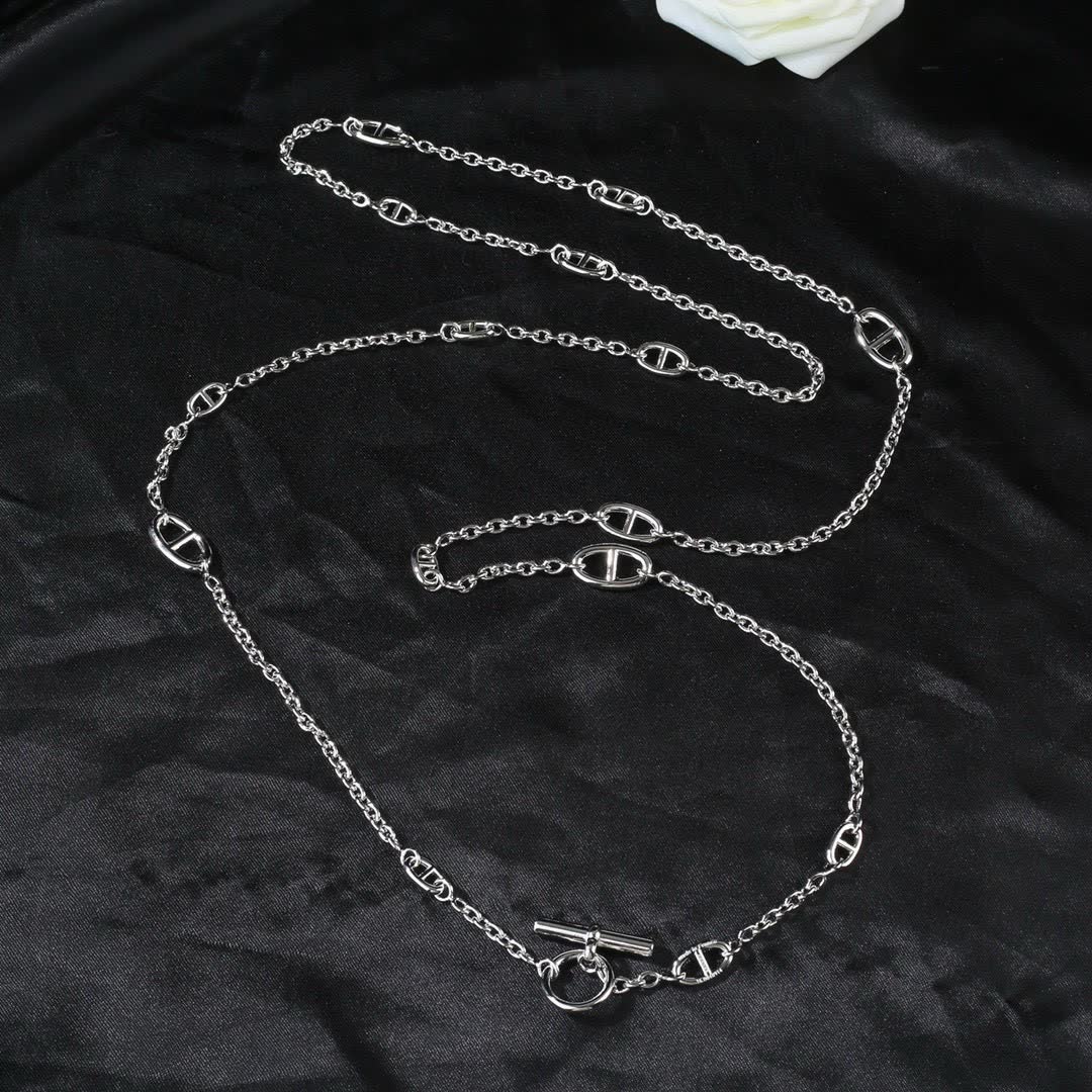 Hermes Hermès Silver Necklace