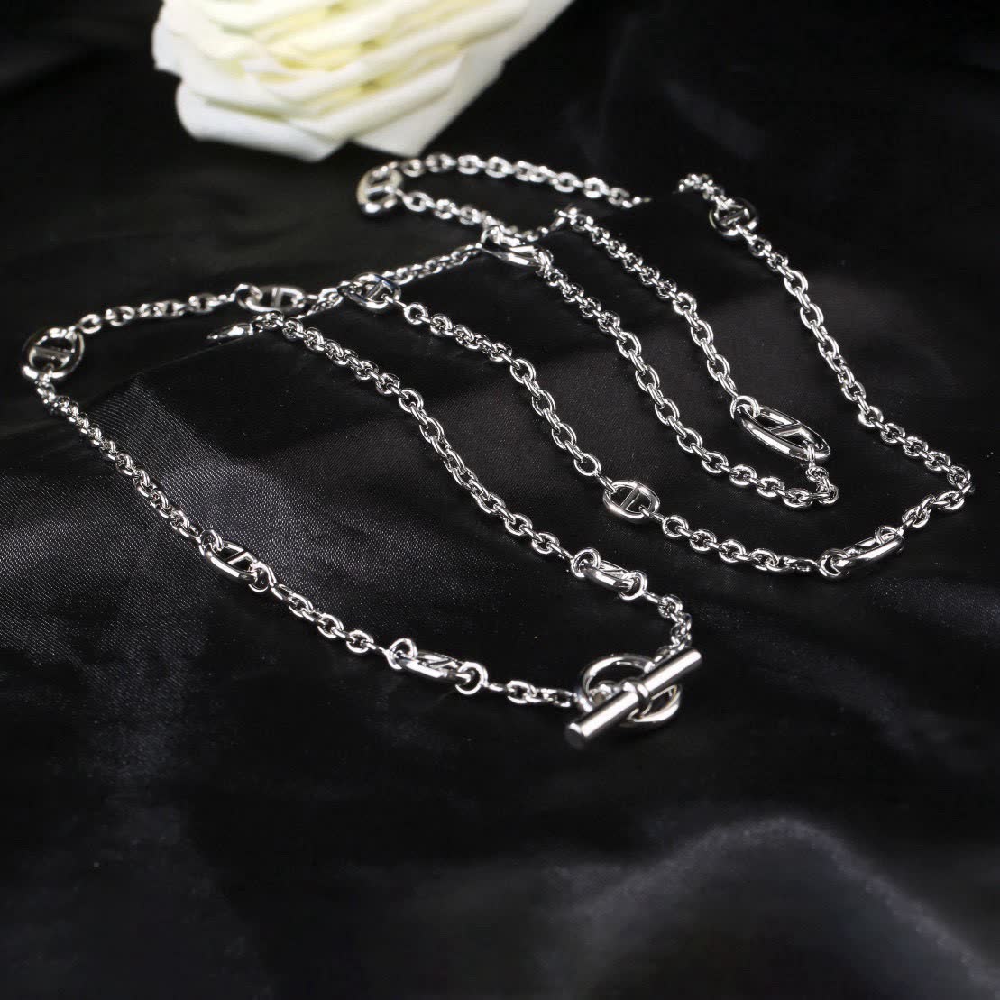 Hermes Hermès Silver Necklace