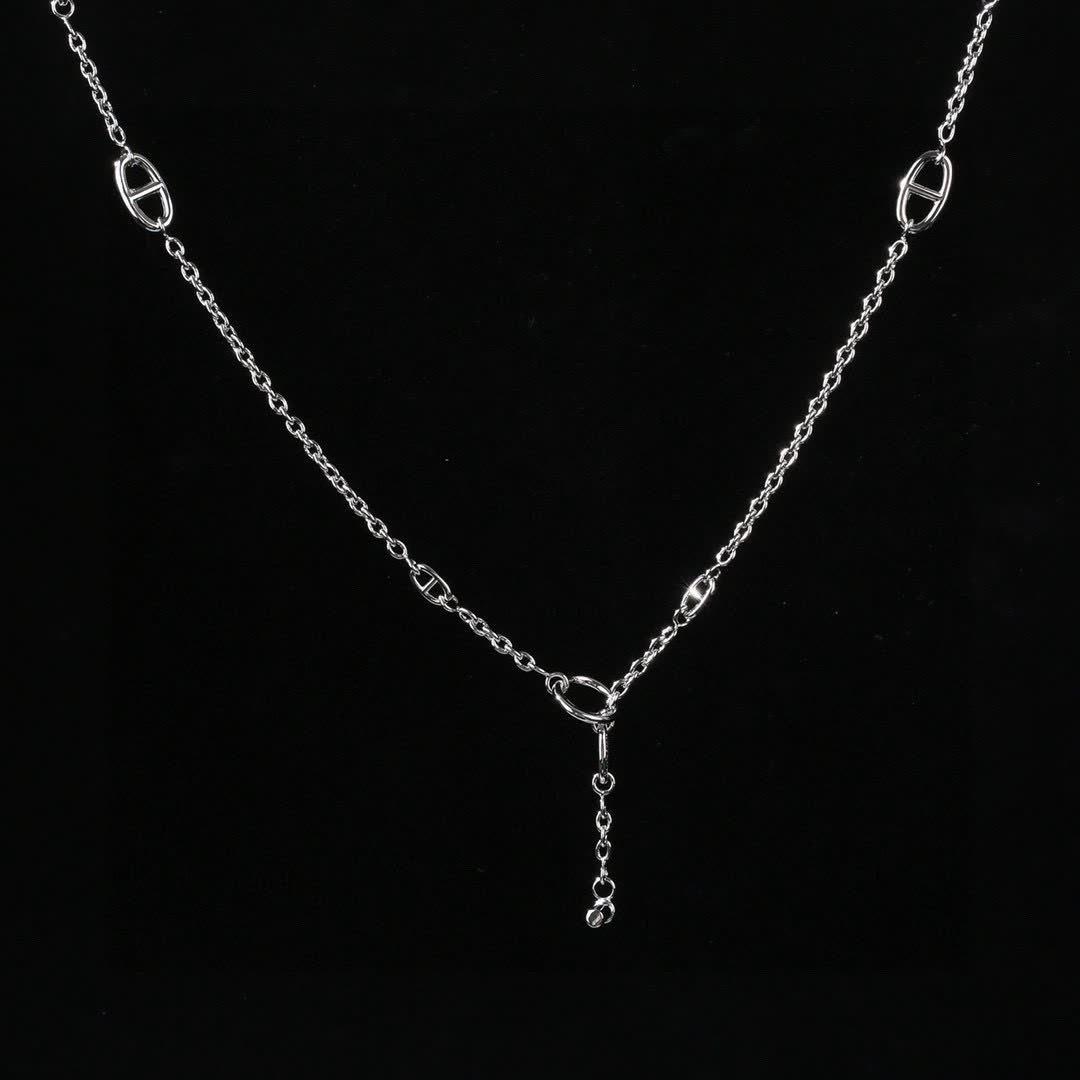 Hermes Hermès Silver Necklace
