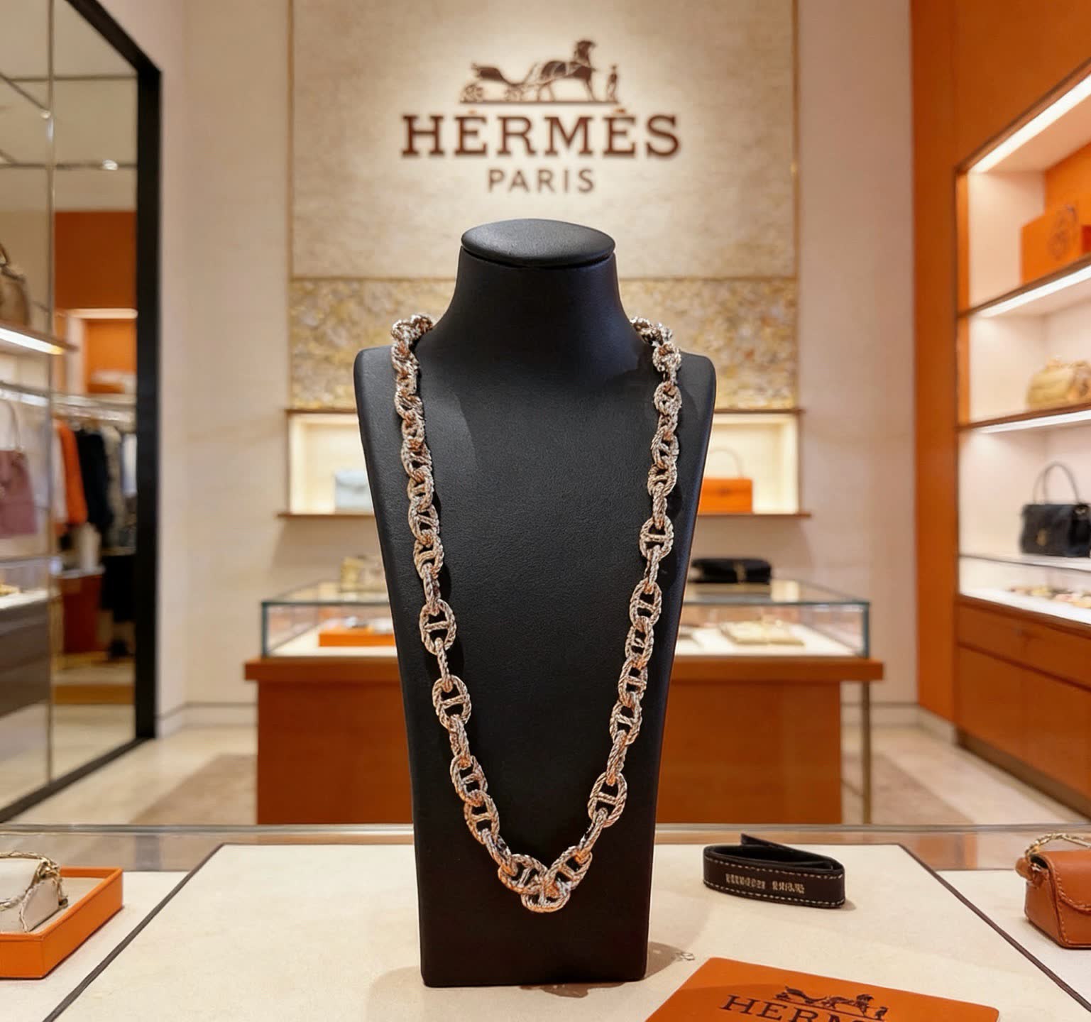 Hermes Hermès Silver Necklace