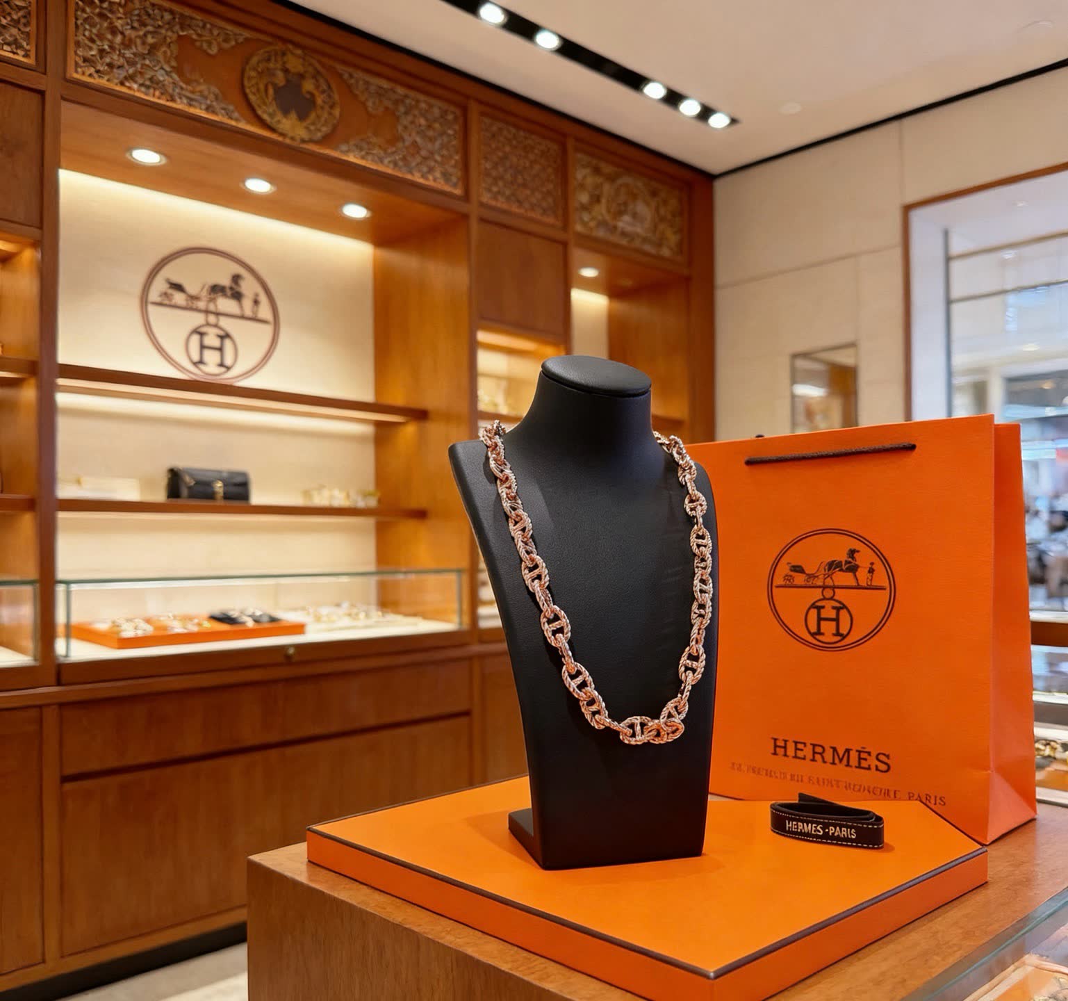 Hermes Hermès Silver Necklace