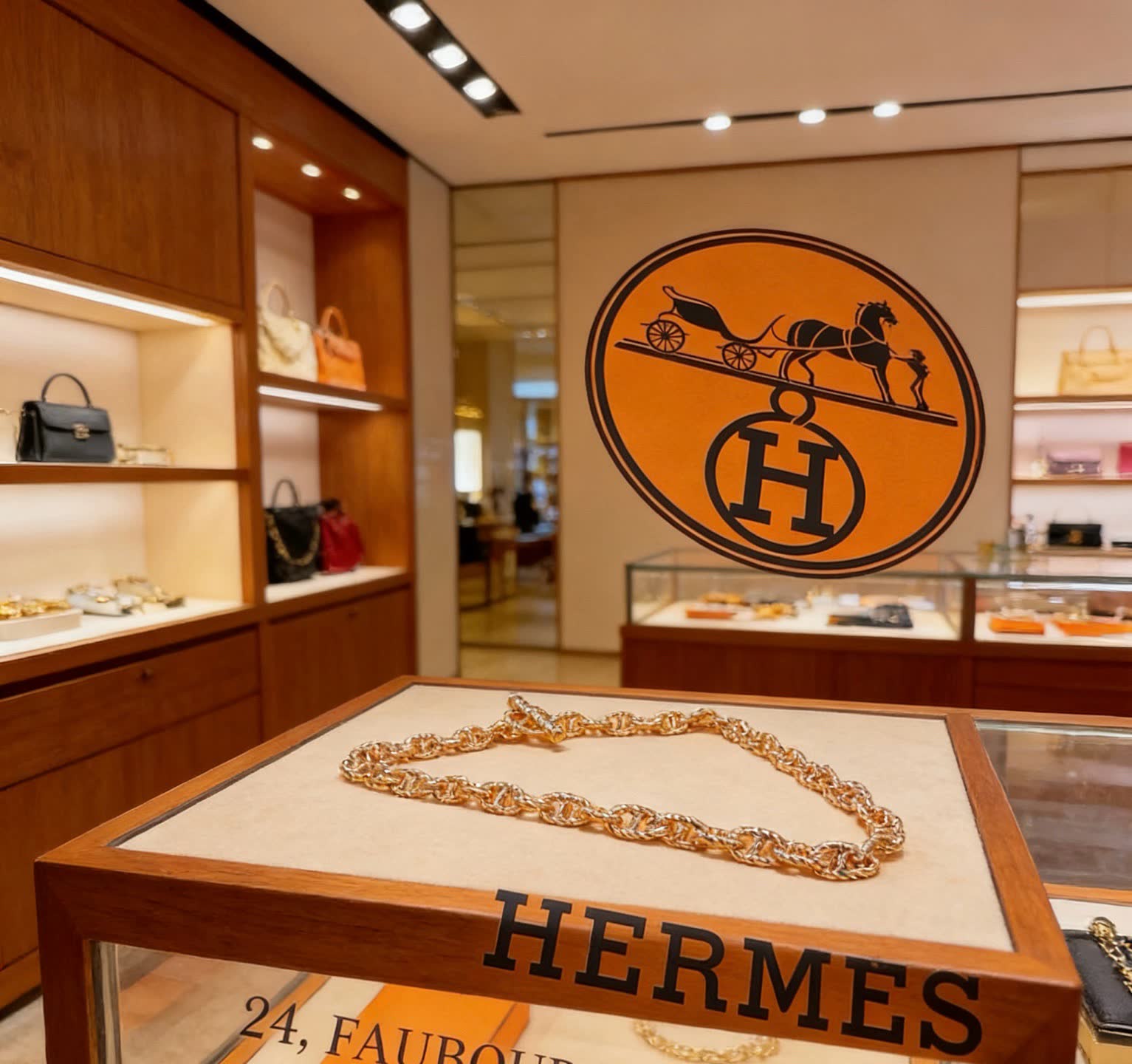Hermes Hermès Silver Necklace