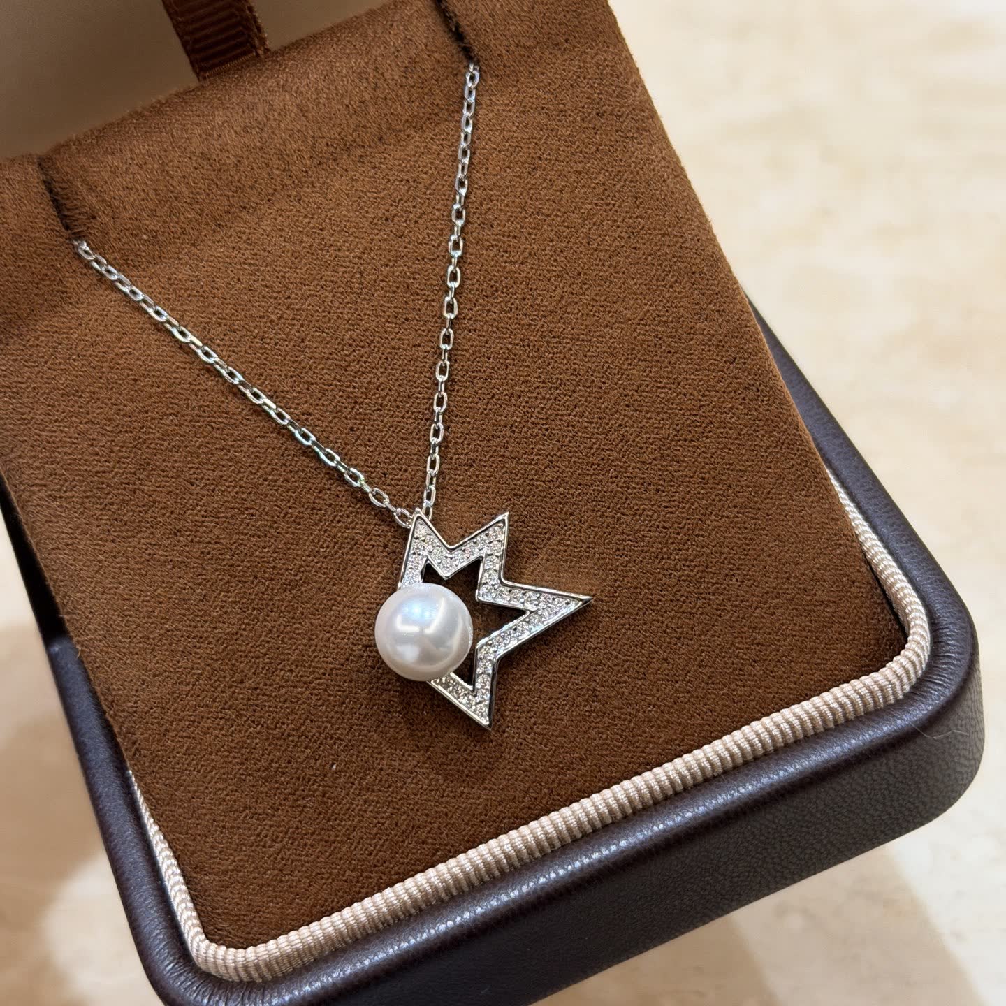 Mikimoto Silver Star Pearl Necklace Mikimoto Silver Star Pearl Necklace