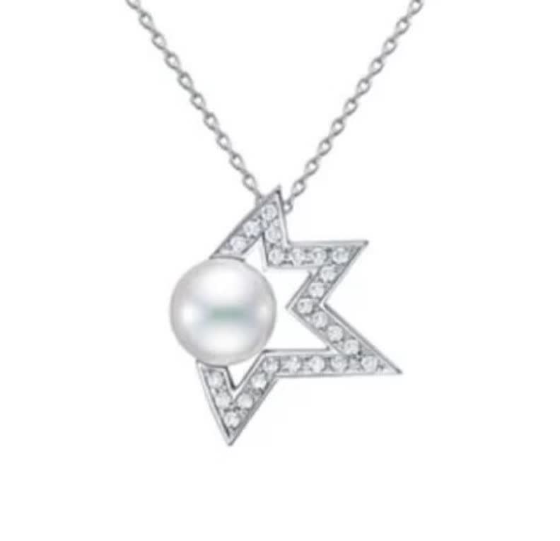 Mikimoto Silver Star Pearl Necklace
