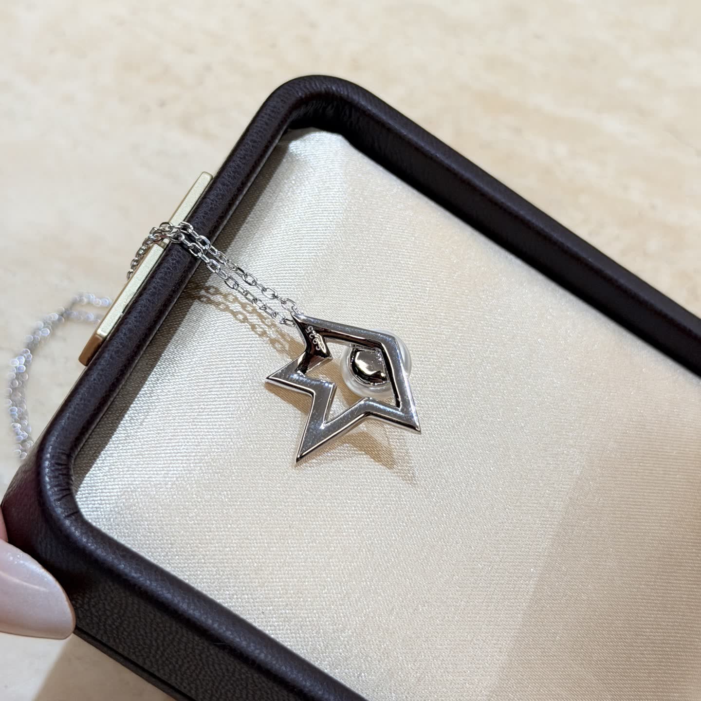 Mikimoto Silver Star Pearl Necklace