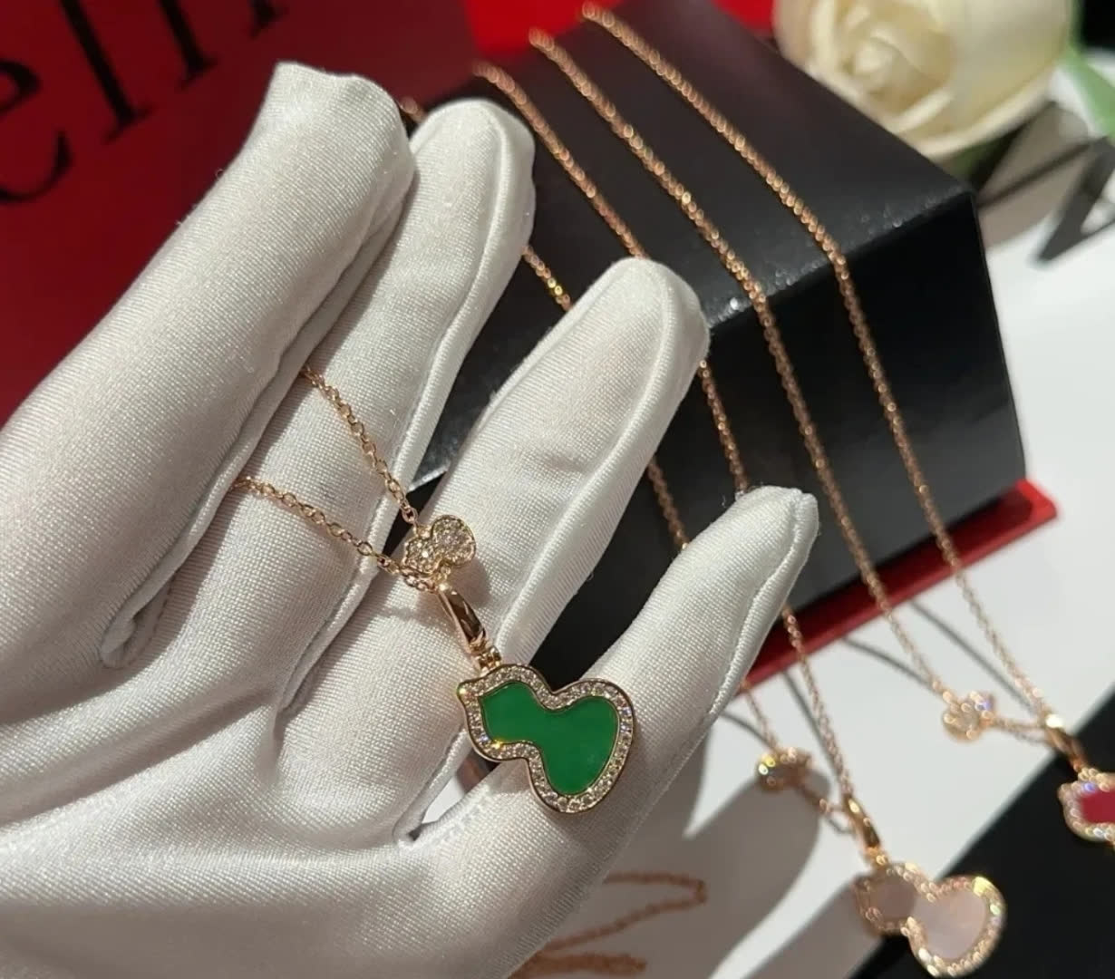 Cartier Love Heart Shaped Pendant Necklace