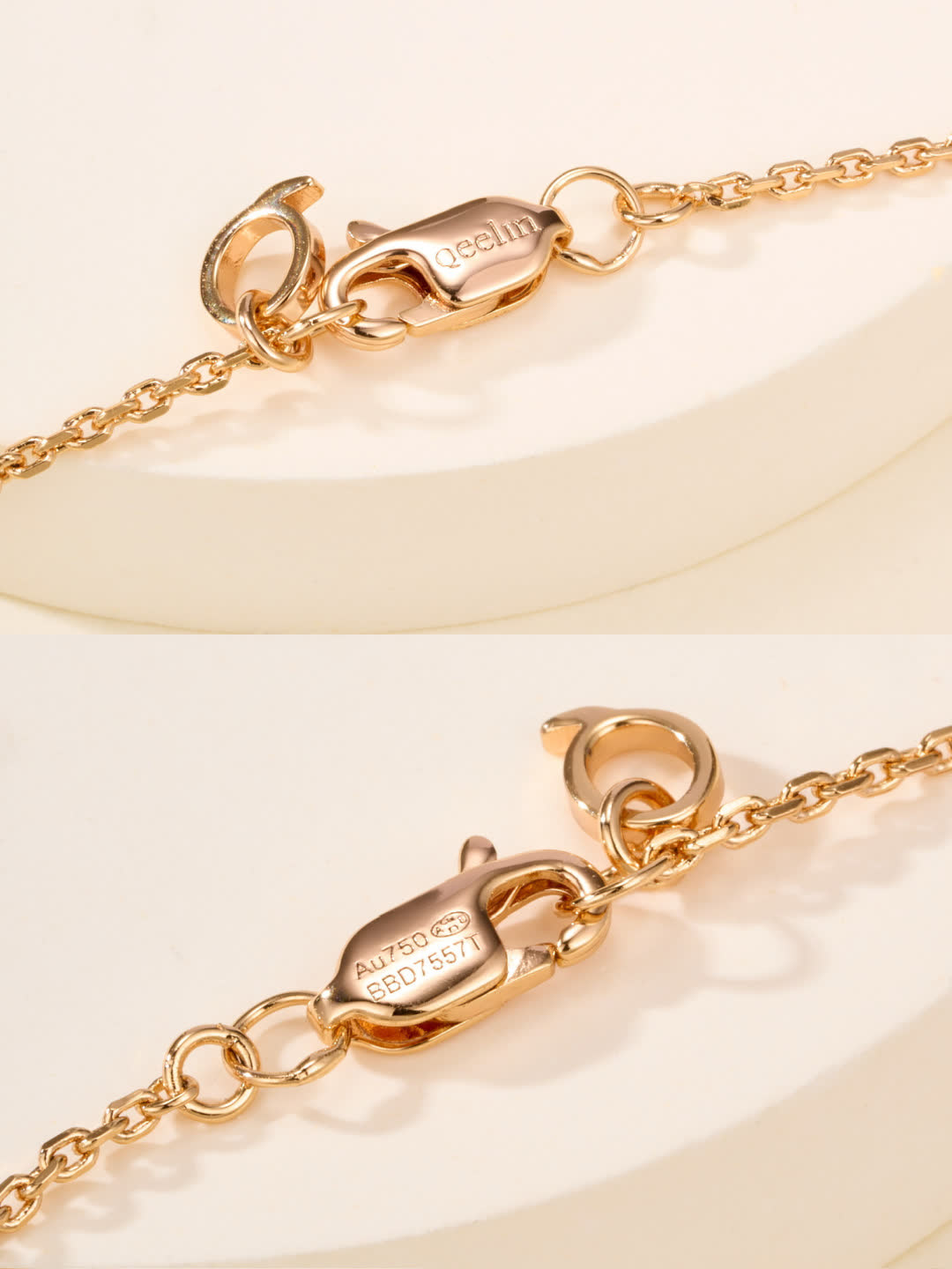 Qeelin Elegant Heart Charm Necklace