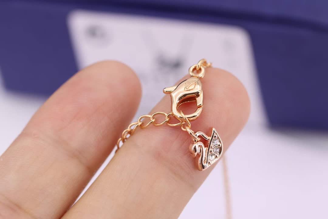 Swarovski Swan Pendant Necklace