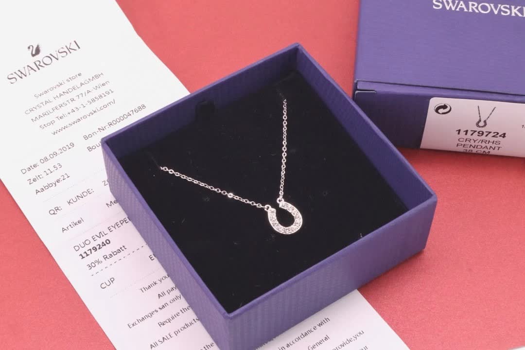 Swarovski Horseshoe Pendant Necklace