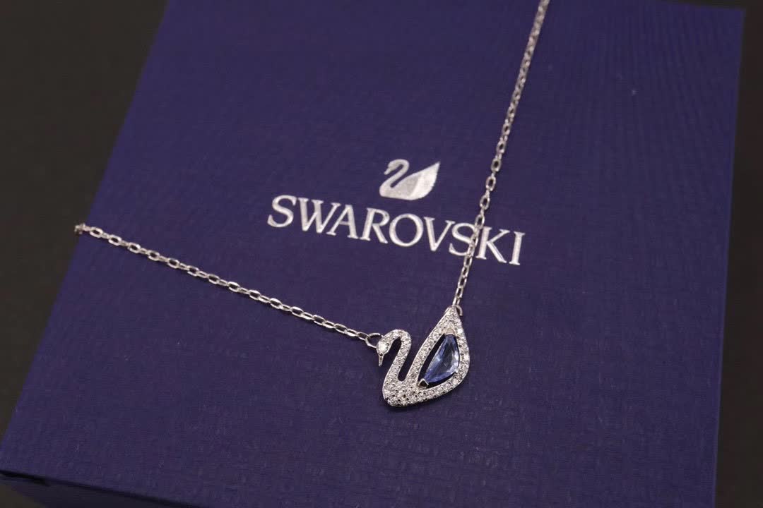 Swarovski Duo Evil Eye Pendant Necklace