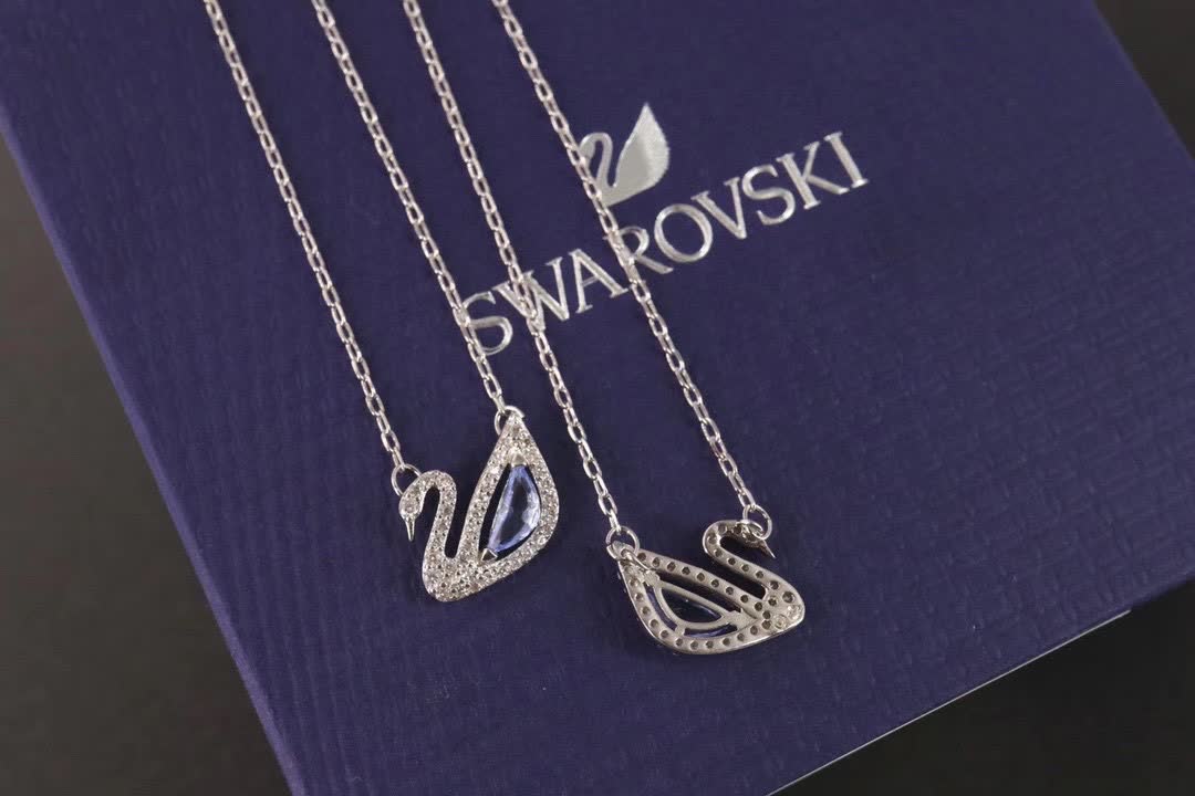 Swarovski Duo Evil Eye Pendant Necklace
