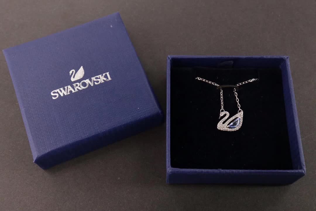 Swarovski Duo Evil Eye Pendant Necklace