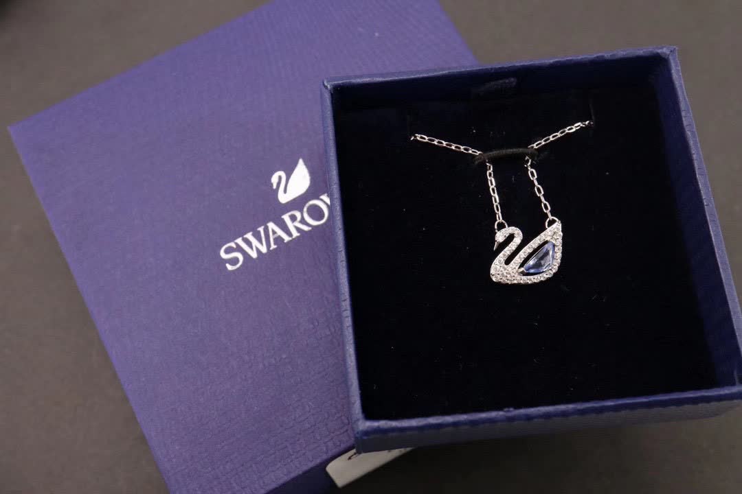 Swarovski Duo Evil Eye Pendant Necklace