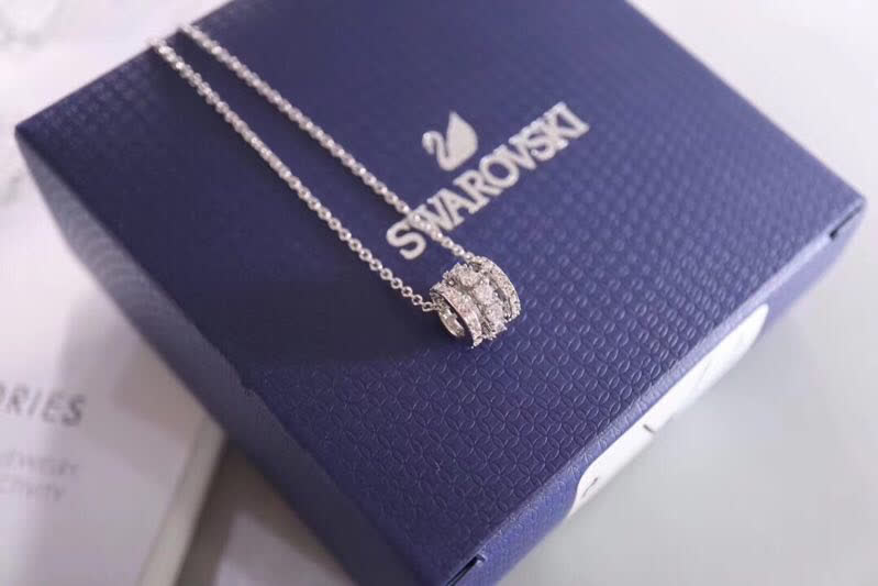 Swarovski FURTHER Silver Necklace with Cubic Zirconia