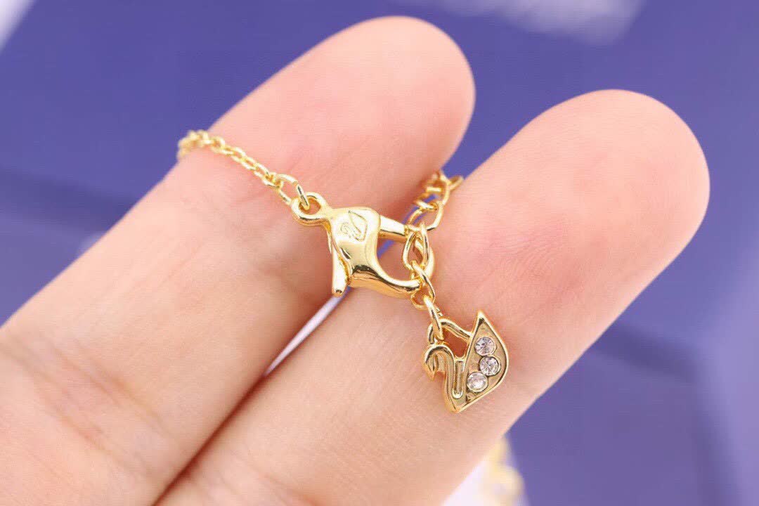 Swarovski Gold Crab Pendant Necklace