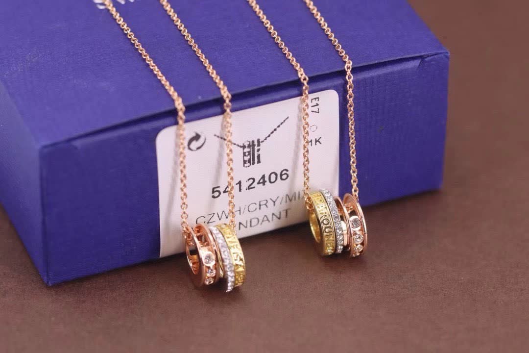 Tiffany & Co. E17 18K Gold Ring Pendant with Diamonds