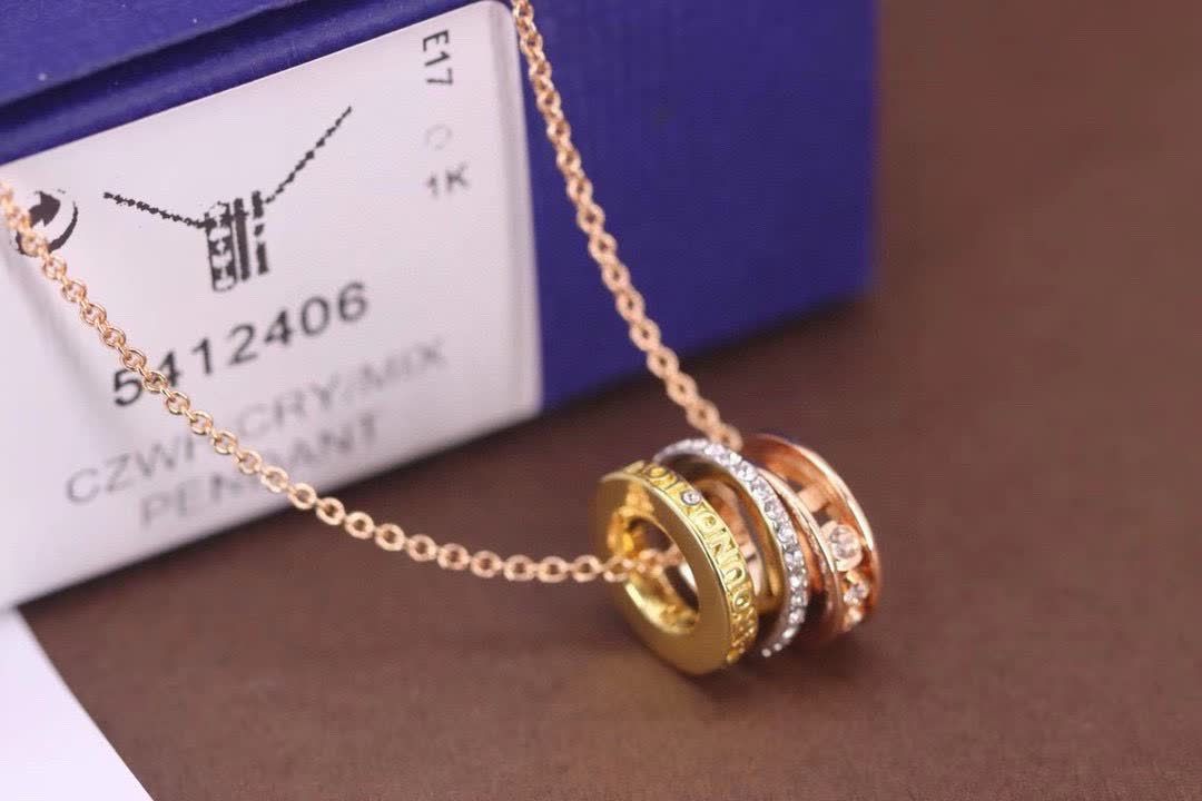 Tiffany & Co. E17 18K Gold Ring Pendant with Diamonds